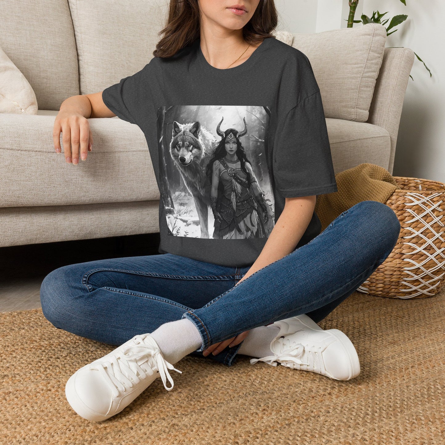 Valkyrie & Wolf Graphic T‑Shirt