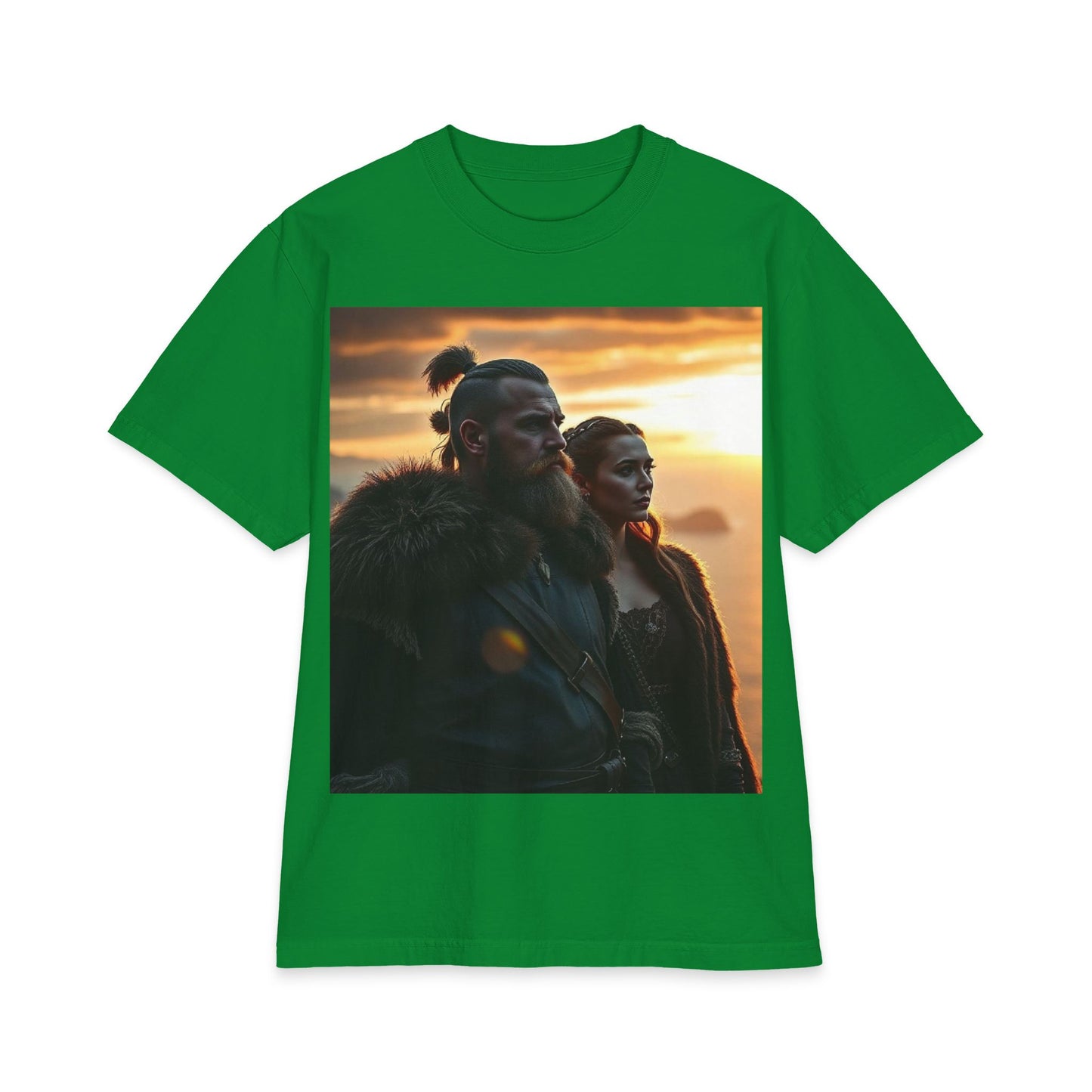 Viking Sunset Graphic T-Shirt