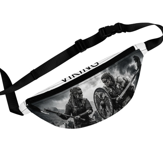 Viking Warriors Fanny Pack — Nordic Shield Battle Waist Bag