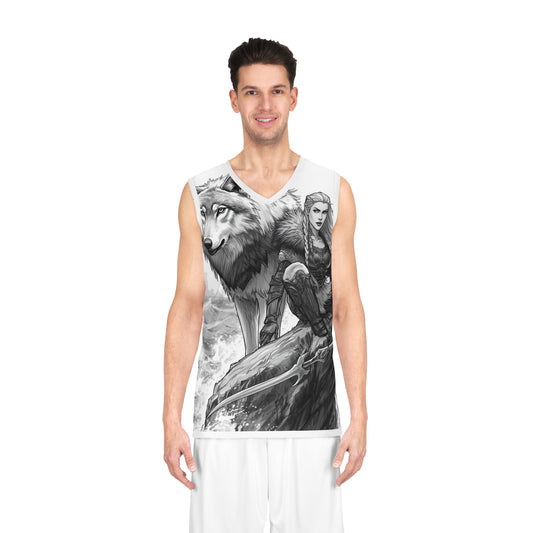 Viking Wolf Warrior Basketball Jersey