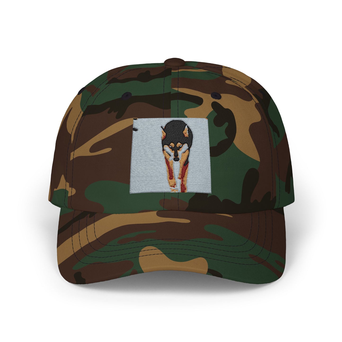 Dad Cap with Vintage Bird Illustration — Embroidered Wildlife Baseball Hat