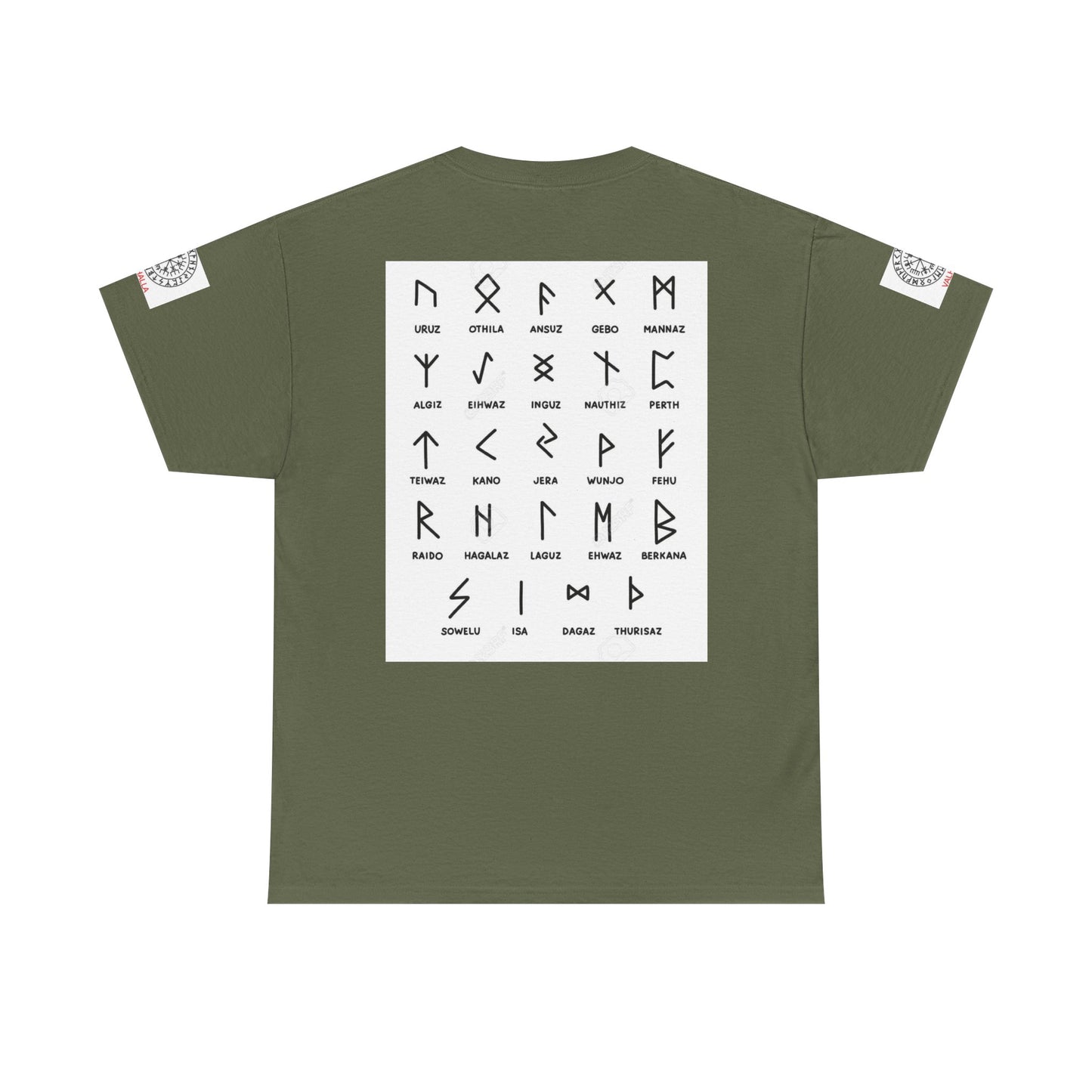 Runes Alphabet T‑Shirt — Viking / Norse Rune Chart Tee