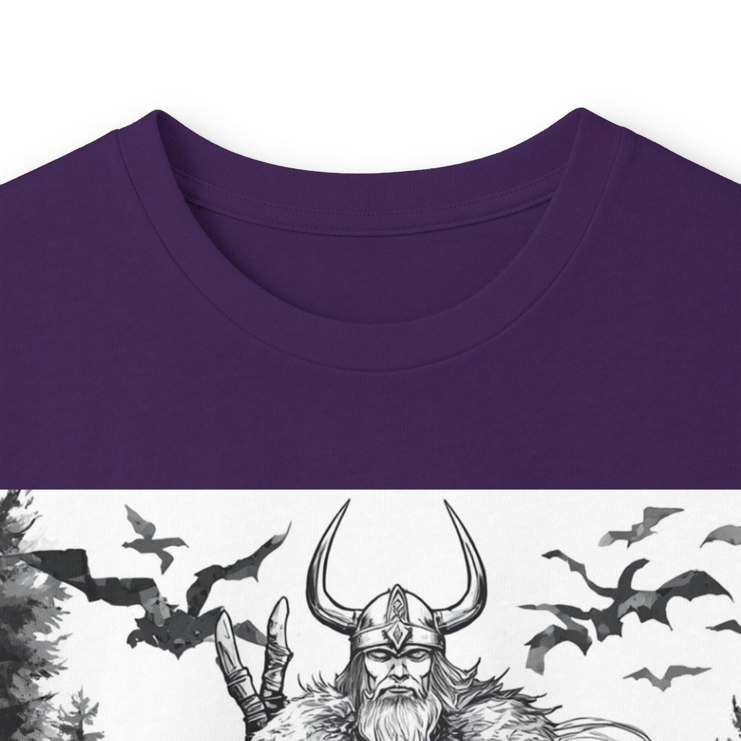Viking Warrior Long Sleeve Tee — Valkyrie & Wolf Norse Design
