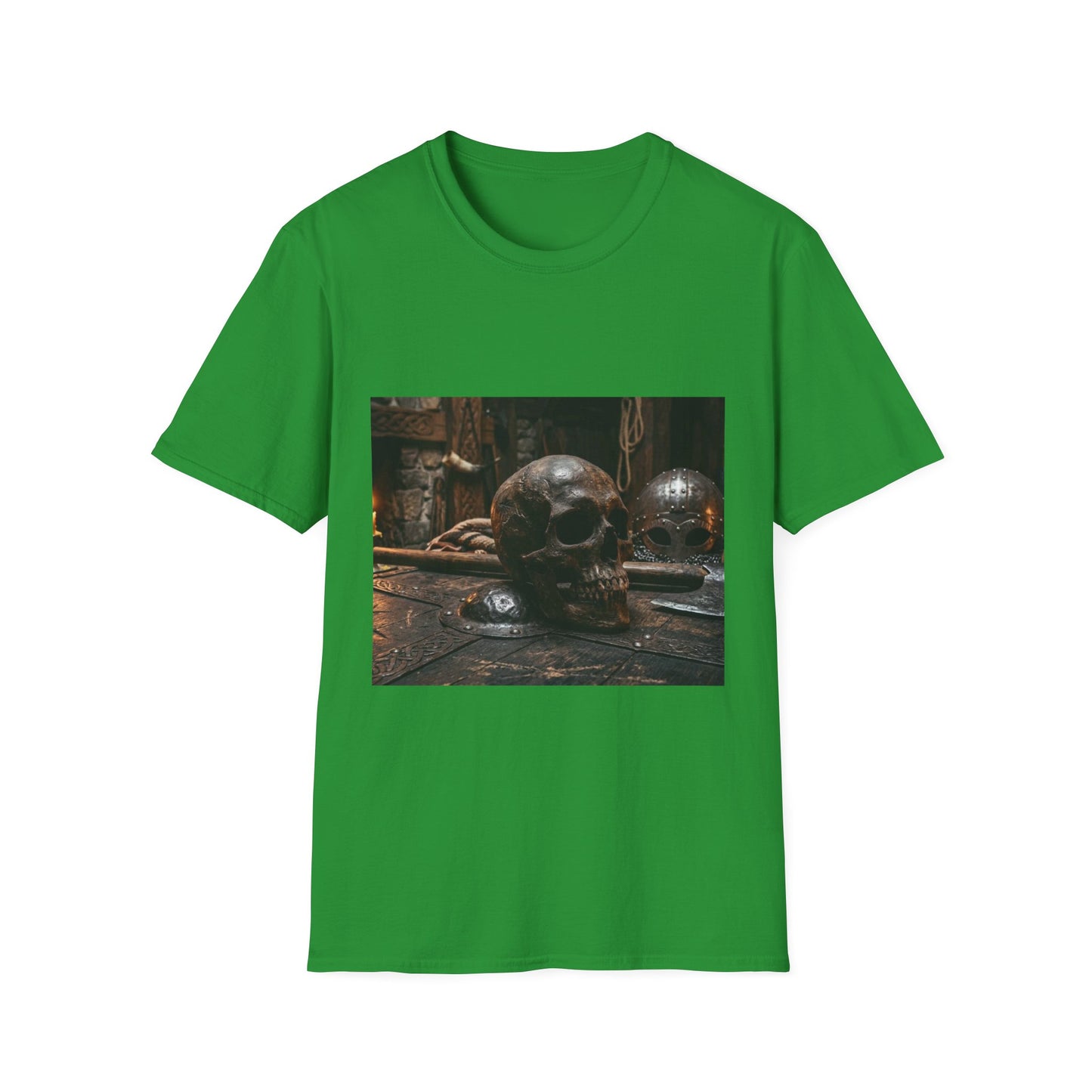 Skull & Relics Graphic T-Shirt — Gothic Vintage Curio Tee