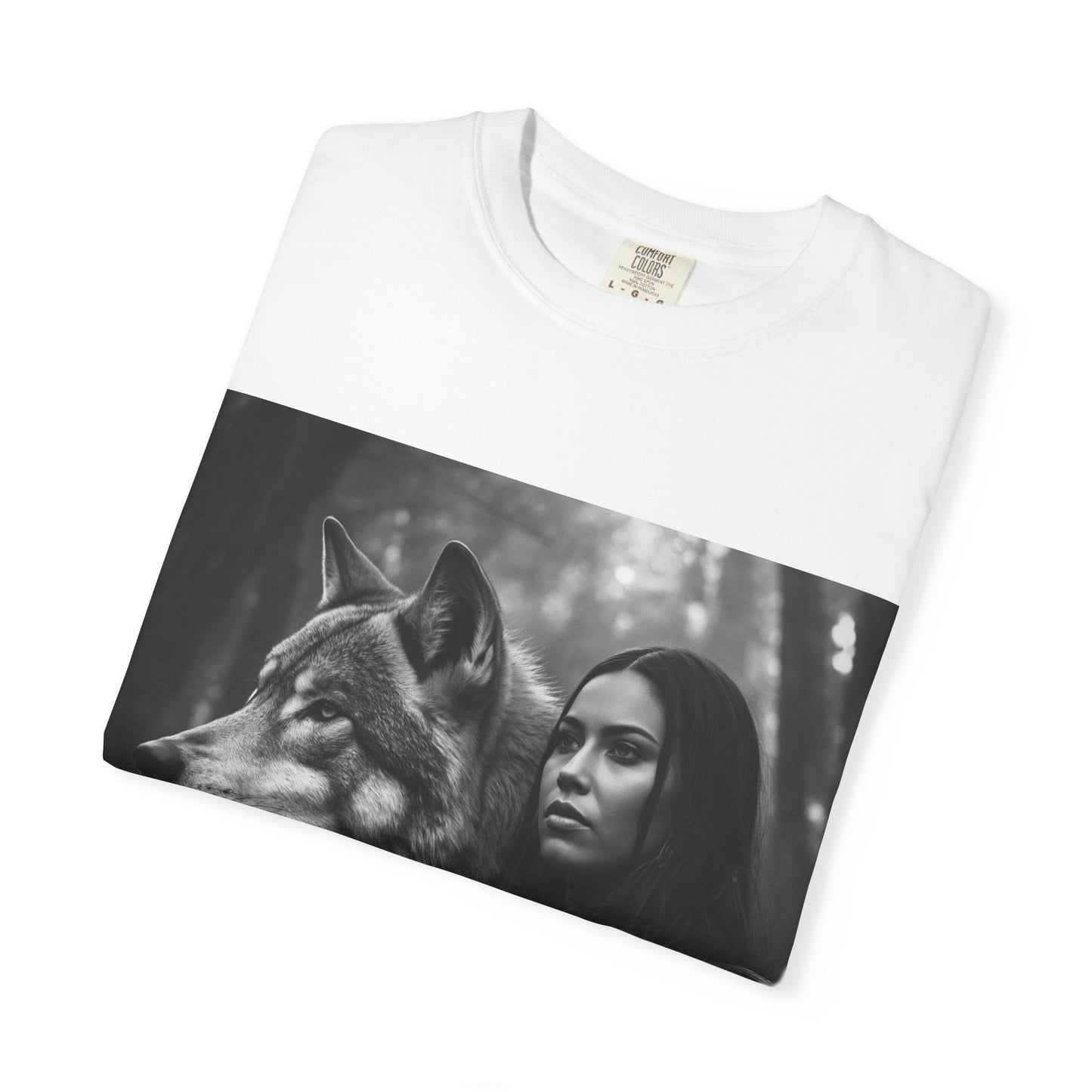 Wolf Warrior T-Shirt — Mystical Forest Warrior Graphic Tee