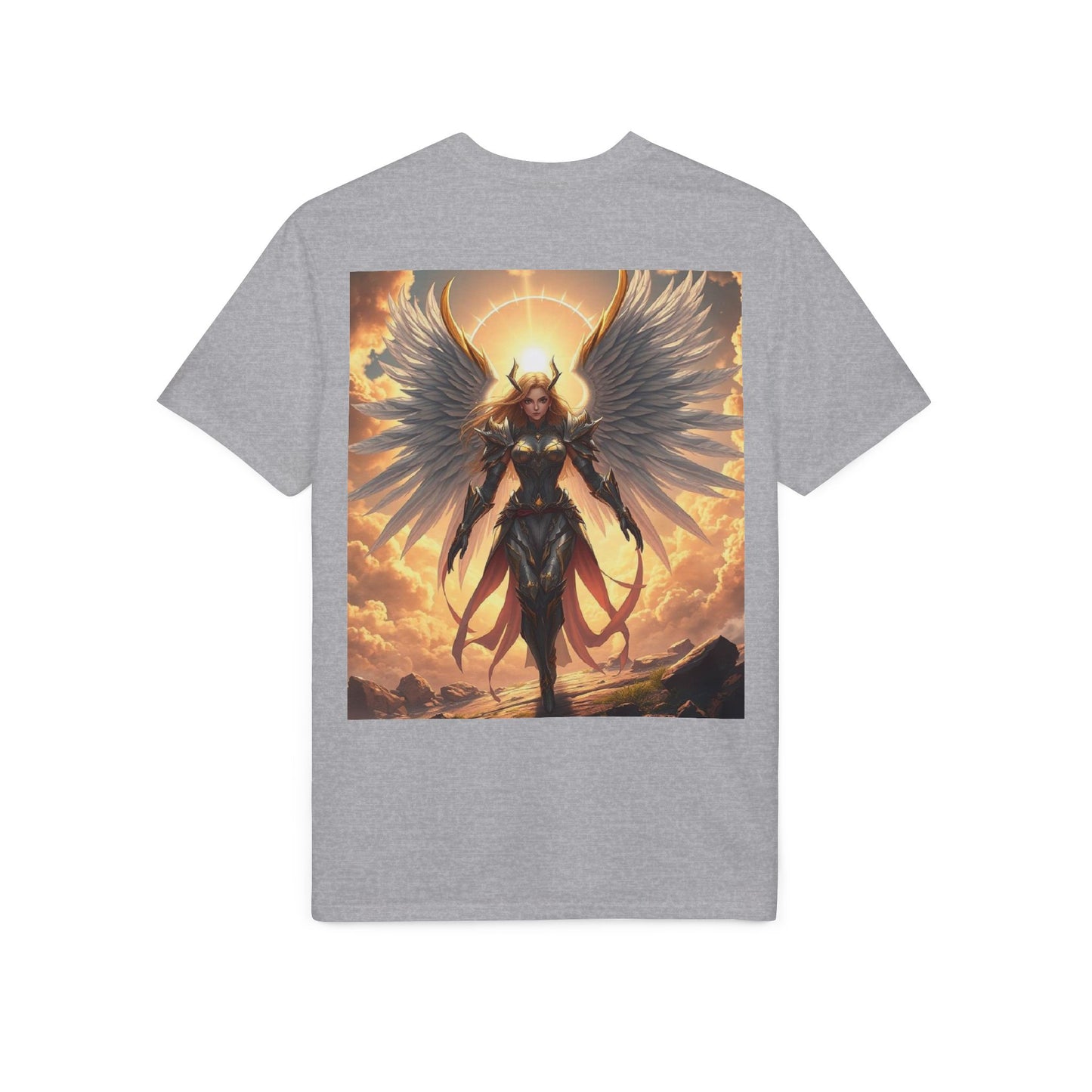 Angel Warrior T-Shirt — Radiant Valkyrie Fantasy Tee