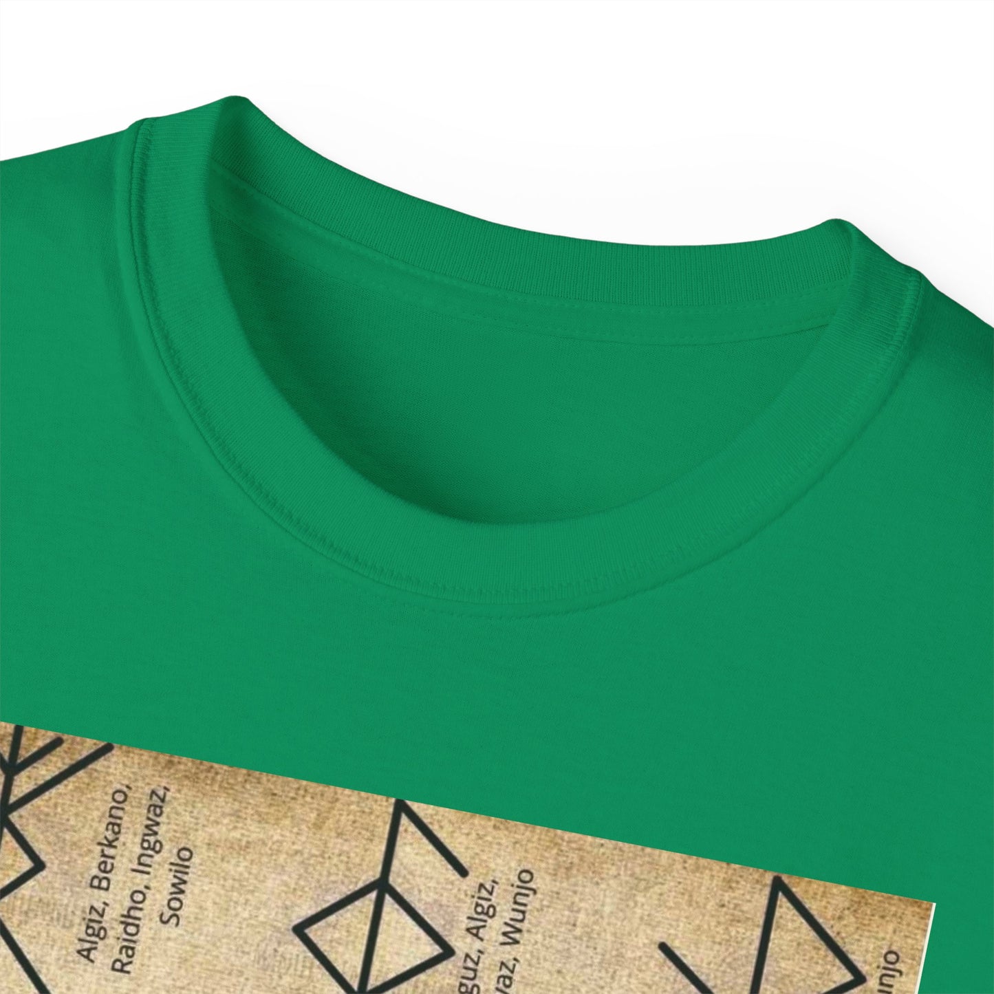 Runic Symbols T‑Shirt — Prosperity, Health & Protection Viking Rune Grid Tee