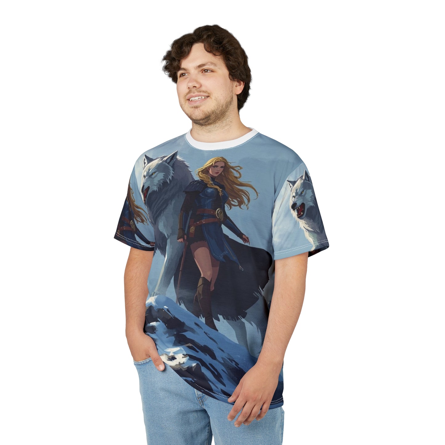 Valkyrie Wolf Protector All-Over Print Tee