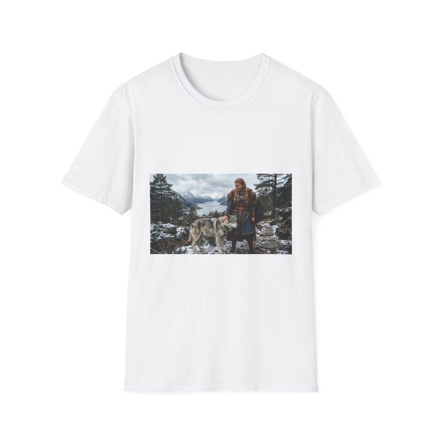 Photo Mountain Adventure T-Shirt — Scenic Hiking Landscape Tee