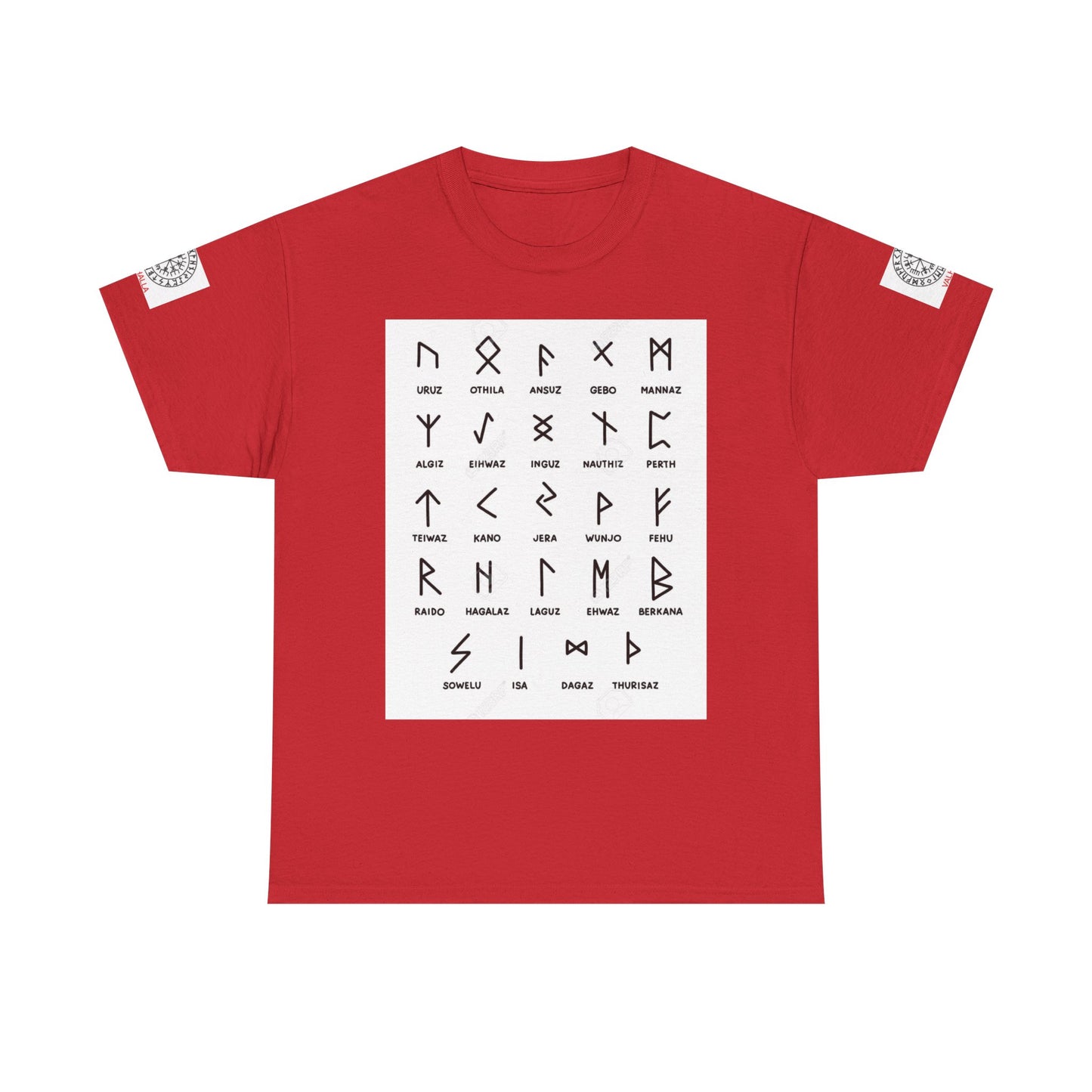 Runes Alphabet T‑Shirt — Viking / Norse Rune Chart Tee