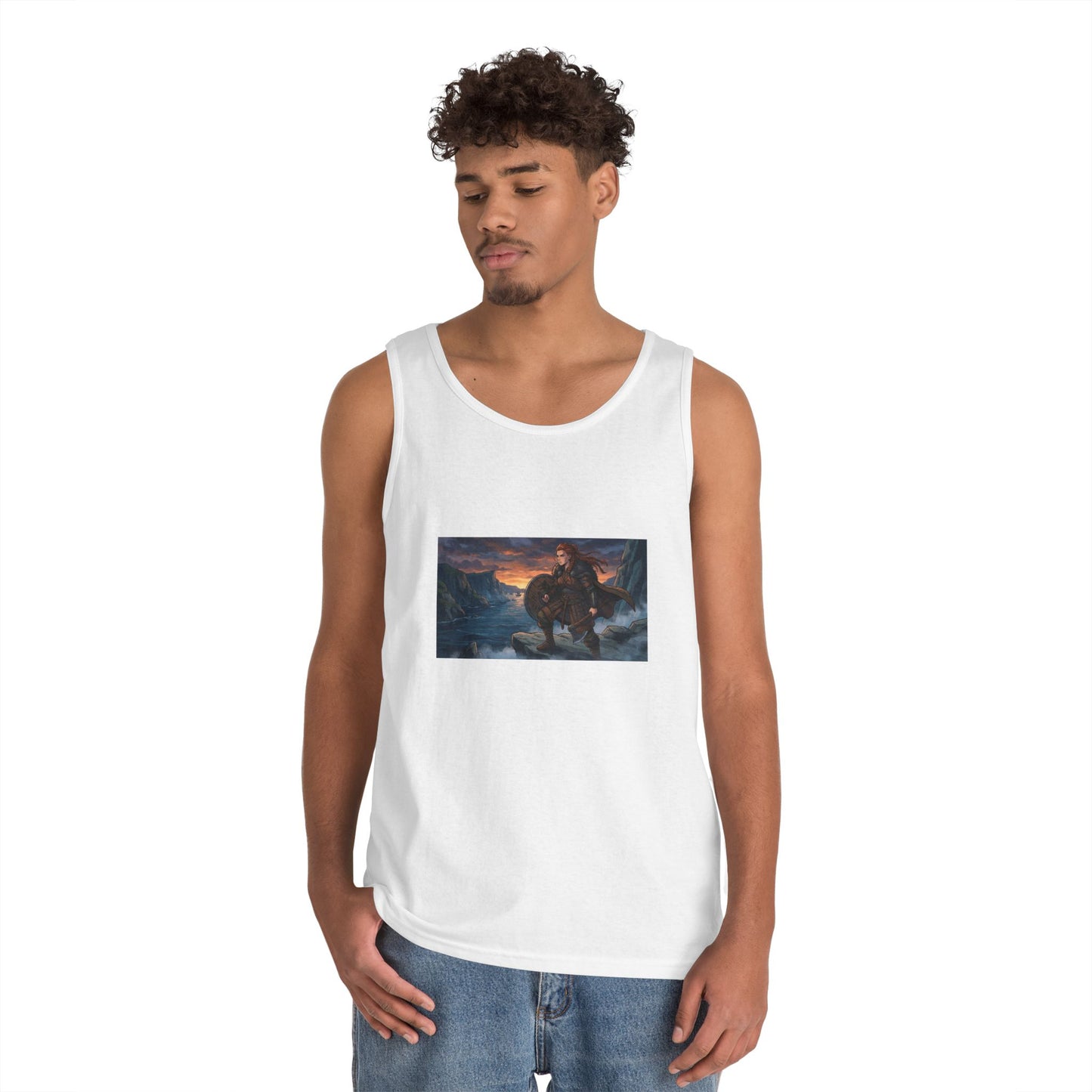 Viking Warrior Tank Top — Norse Saga Graphic Tank