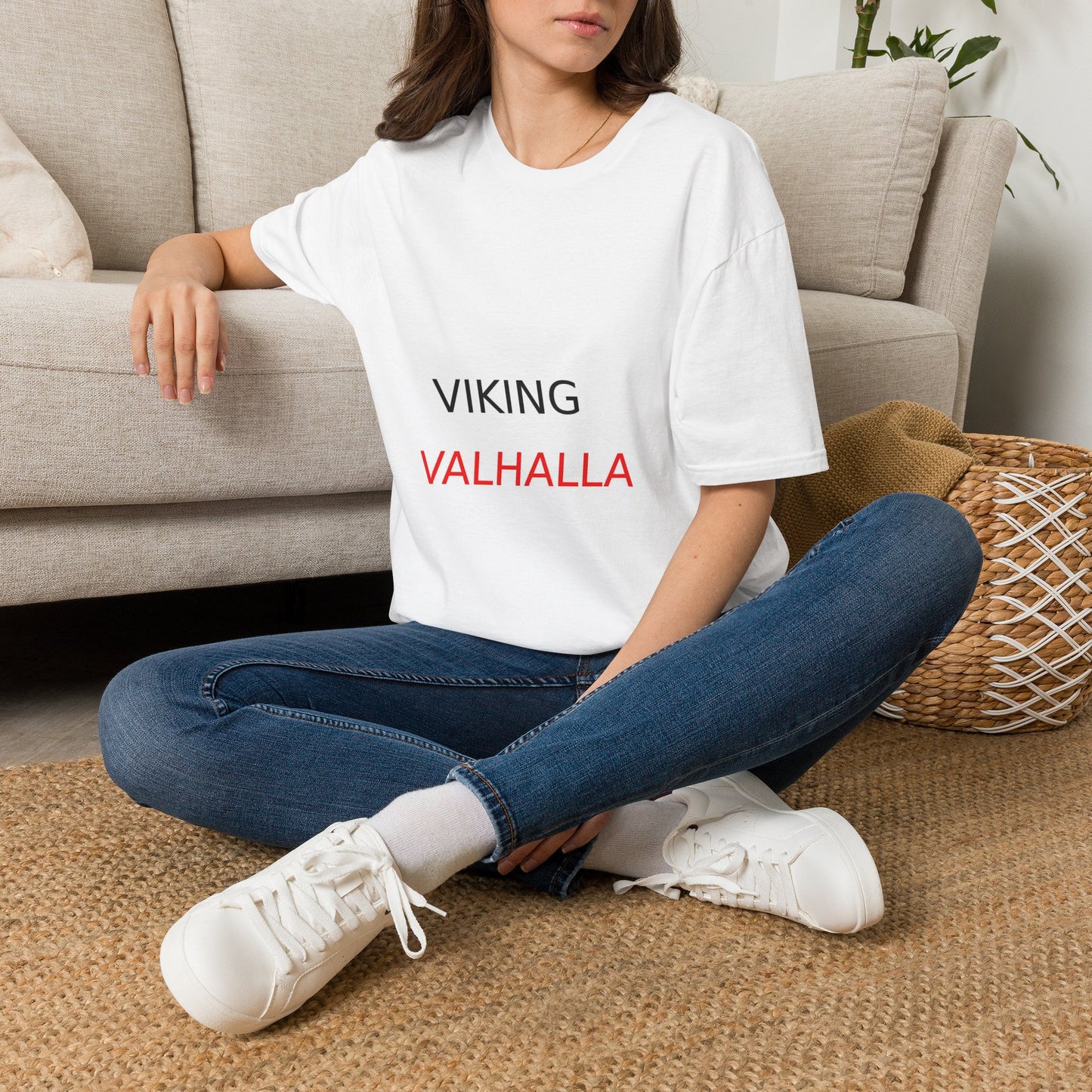 Viking Valhalla T-Shirt — Minimal Norse Print Tee