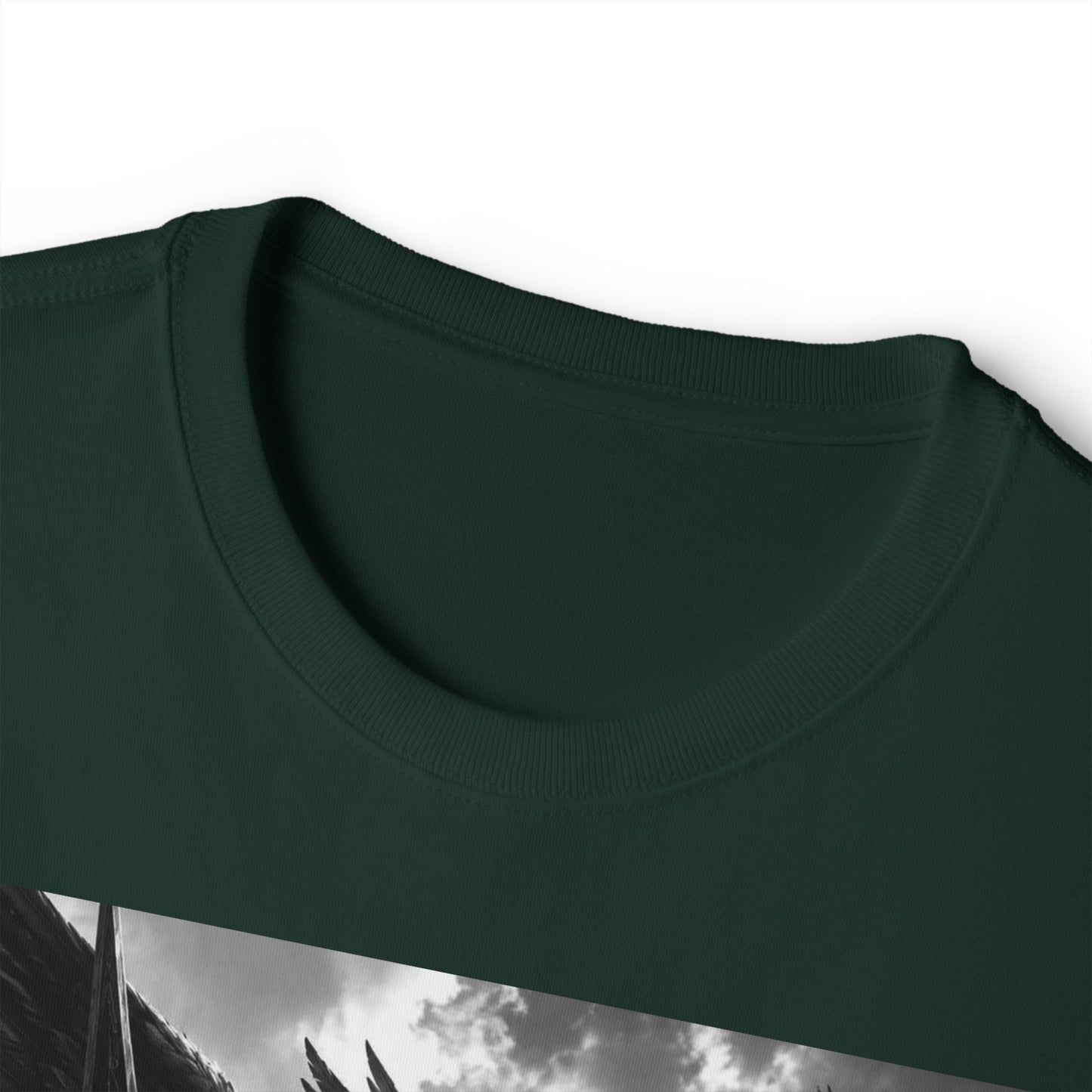 Valkyrie Warrior Tee — Nordic Myth Winged Shield Graphic Shirt