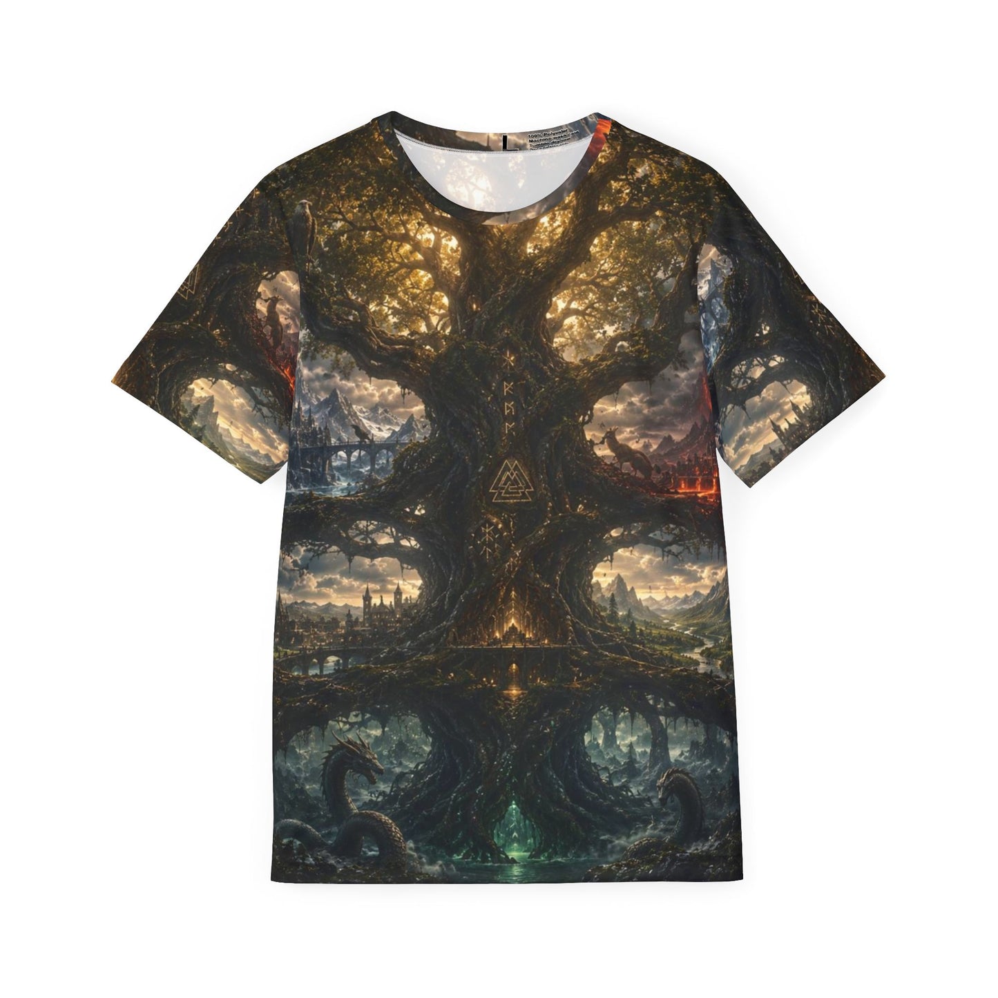 Fantasy Tree of Life Men's Jersey – Mythic Forest All-Over Print