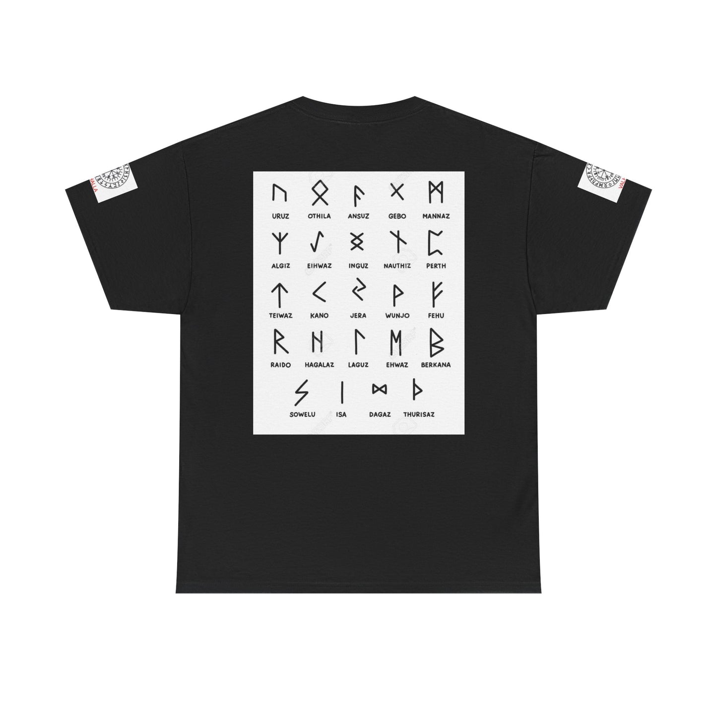 Runes Alphabet T‑Shirt — Viking / Norse Rune Chart Tee