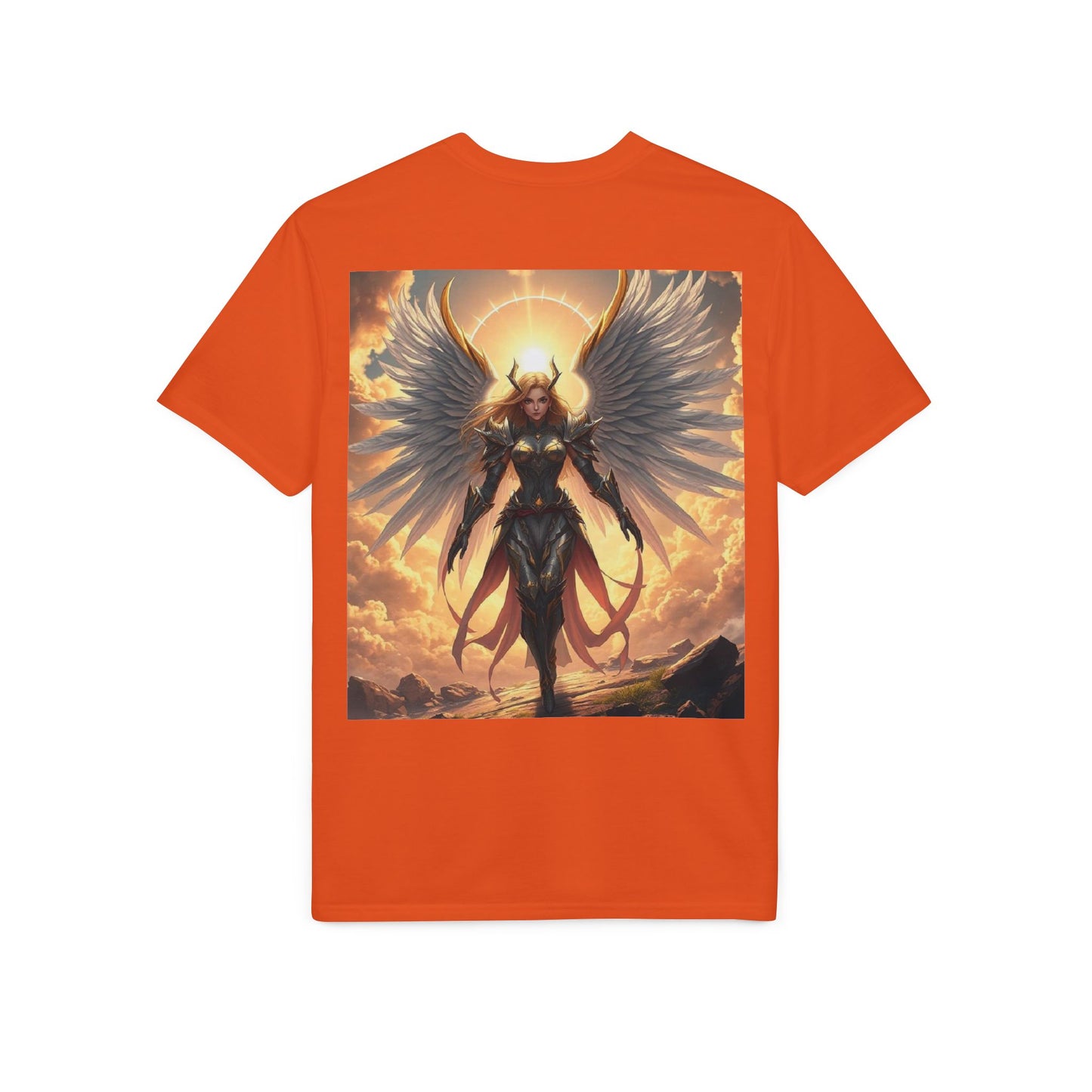 Angel Warrior T-Shirt — Radiant Valkyrie Fantasy Tee
