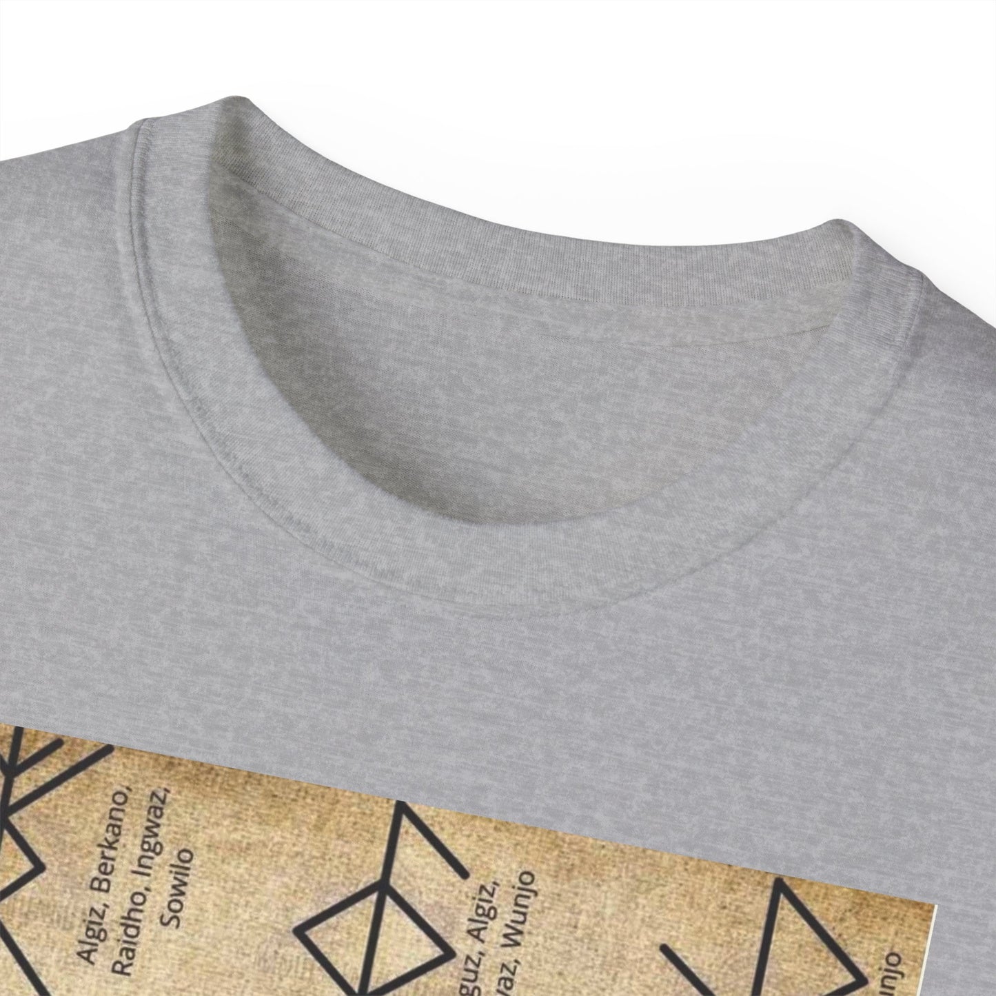 Runic Symbols T‑Shirt — Prosperity, Health & Protection Viking Rune Grid Tee