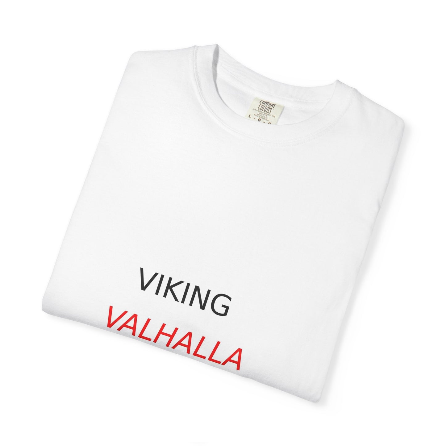 Viking Valhalla T‑Shirt — Norse Rune Compass Back Graphic