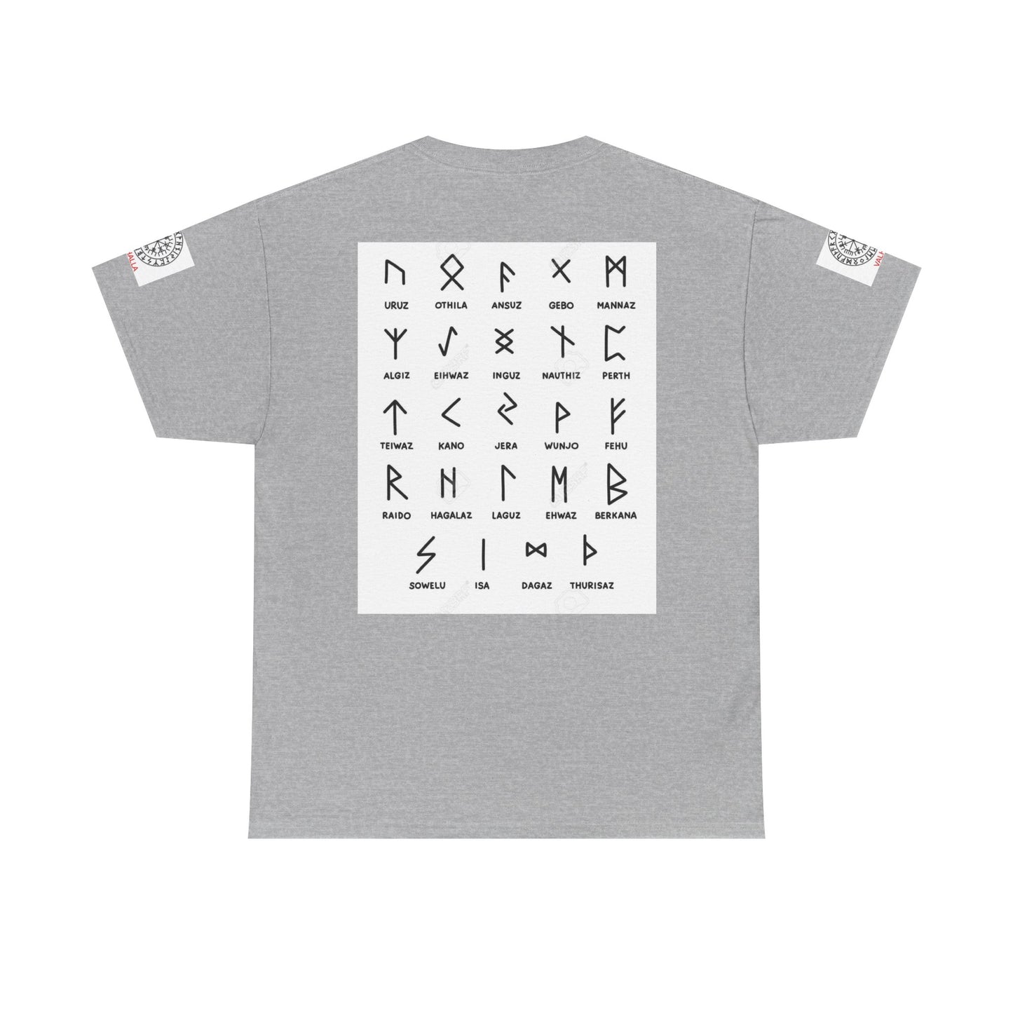 Runes Alphabet T‑Shirt — Viking / Norse Rune Chart Tee
