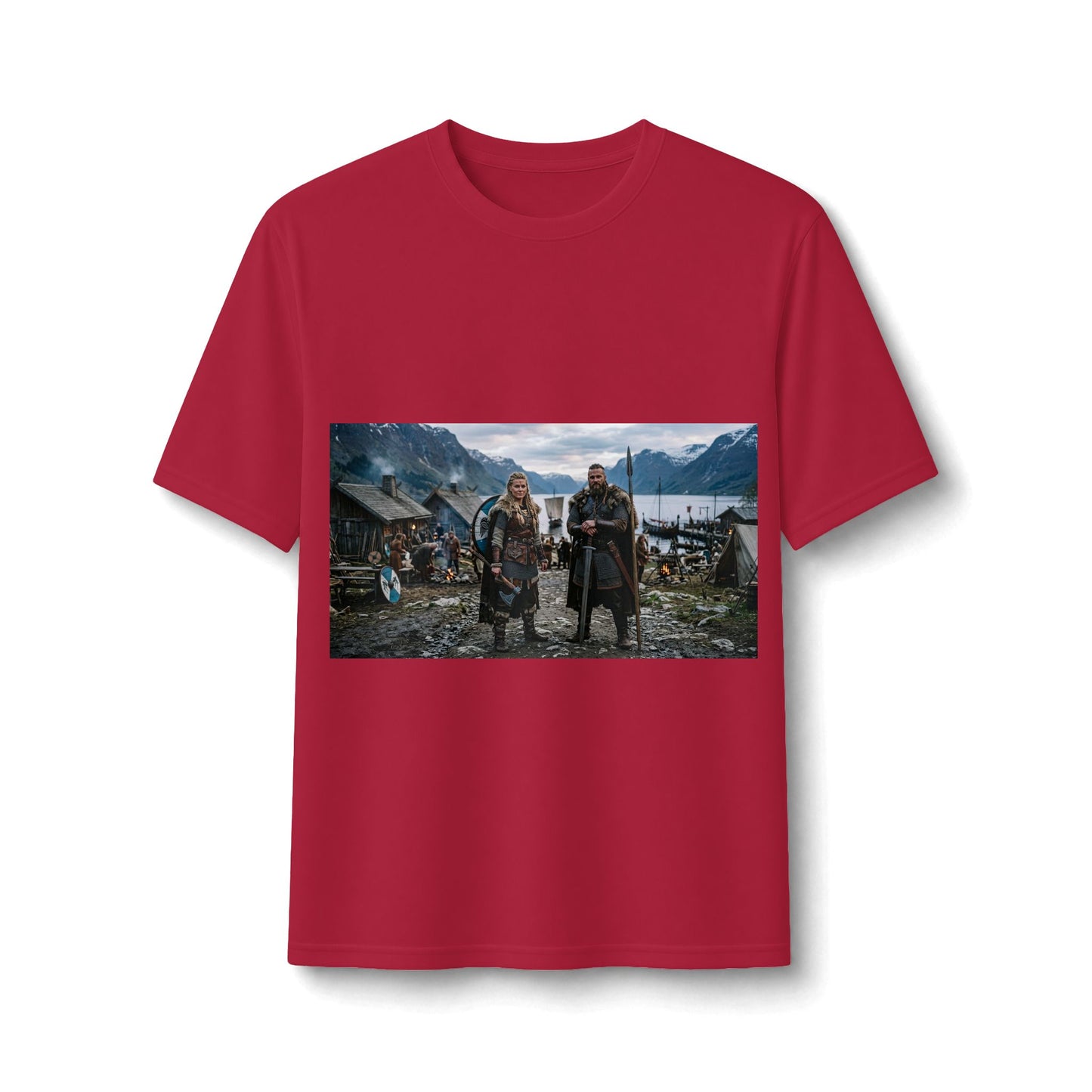 Viking Village Scene Performance Tee