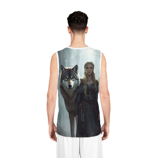 Viking Wolf Guardian Basketball Jersey