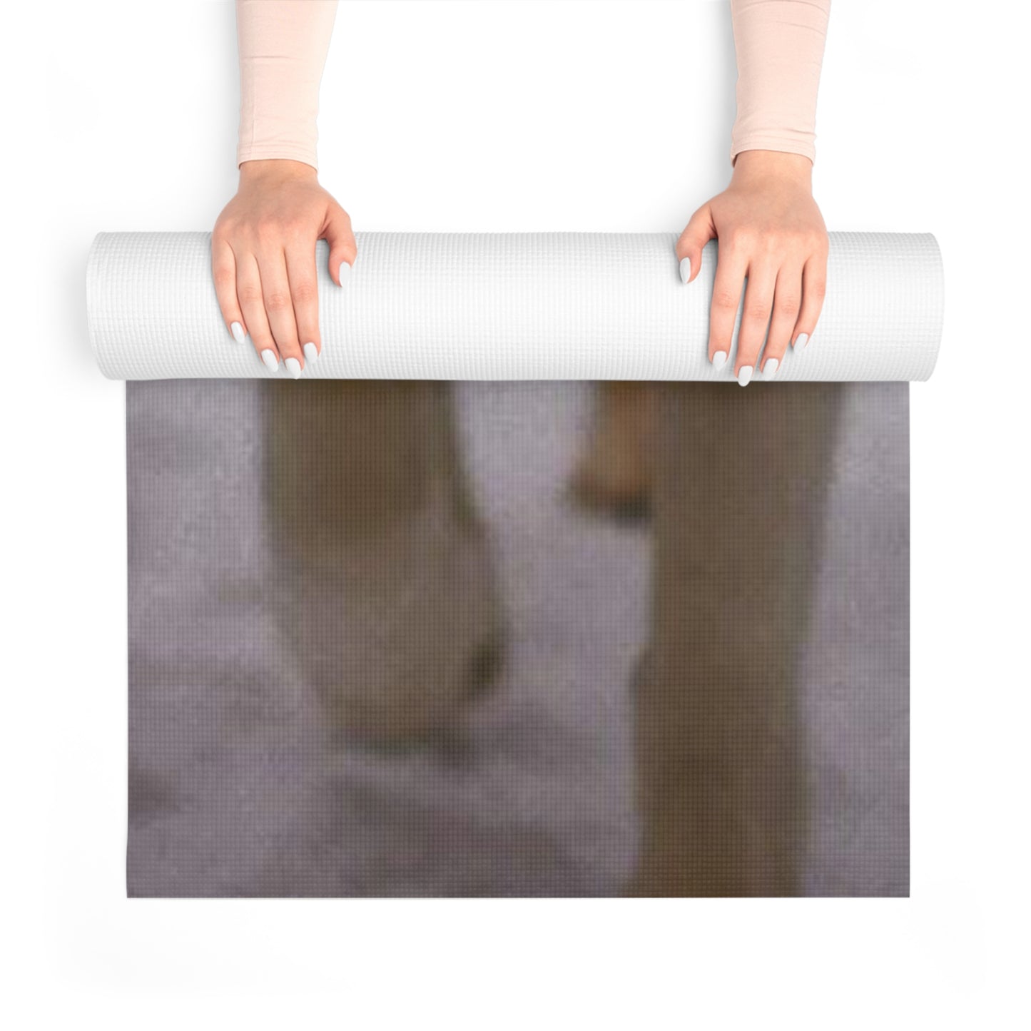 Husky Print Foam Yoga Mat – Wilderness-Inspired Exercise Mat for Pet Lovers