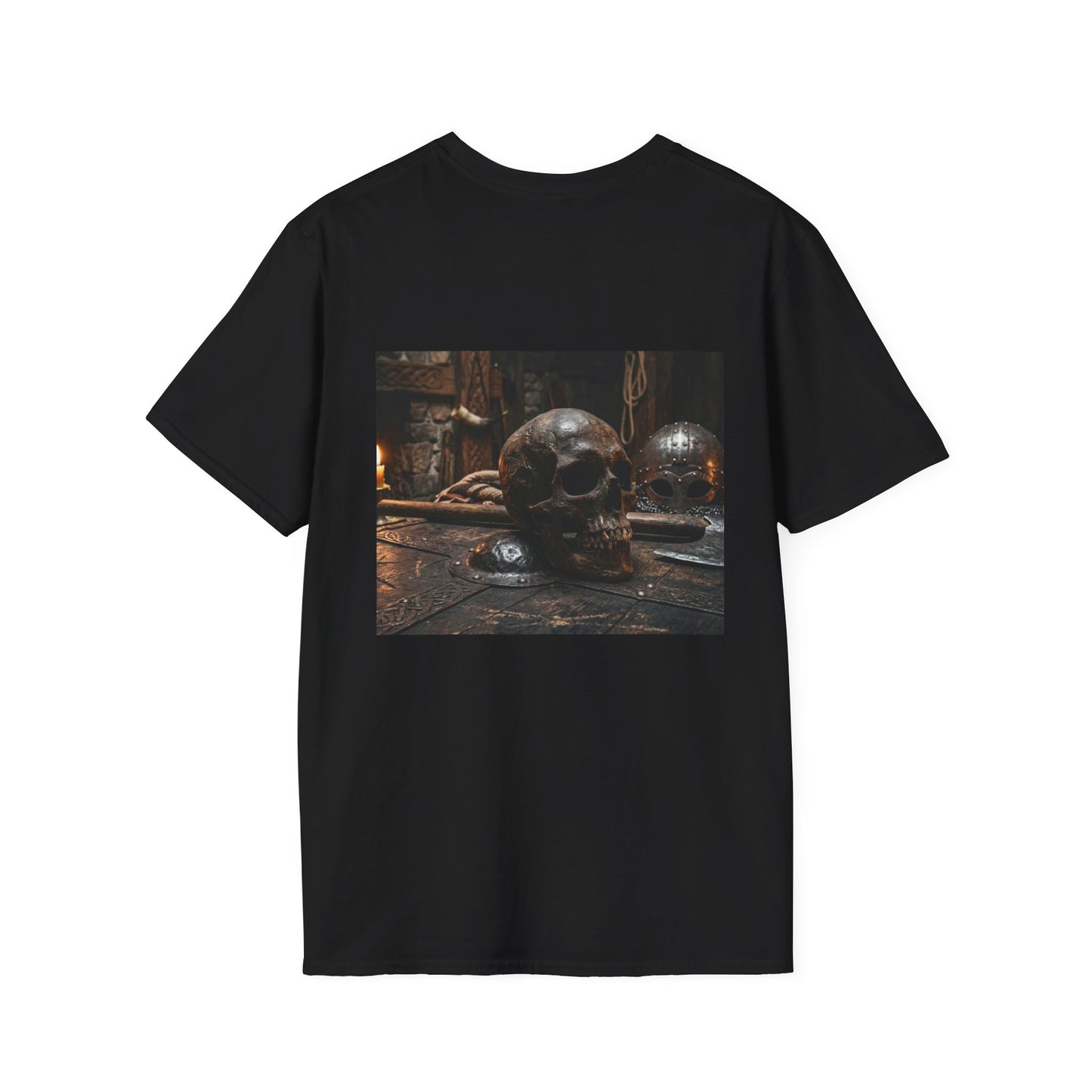 Skull & Relics Graphic T-Shirt — Gothic Vintage Curio Tee