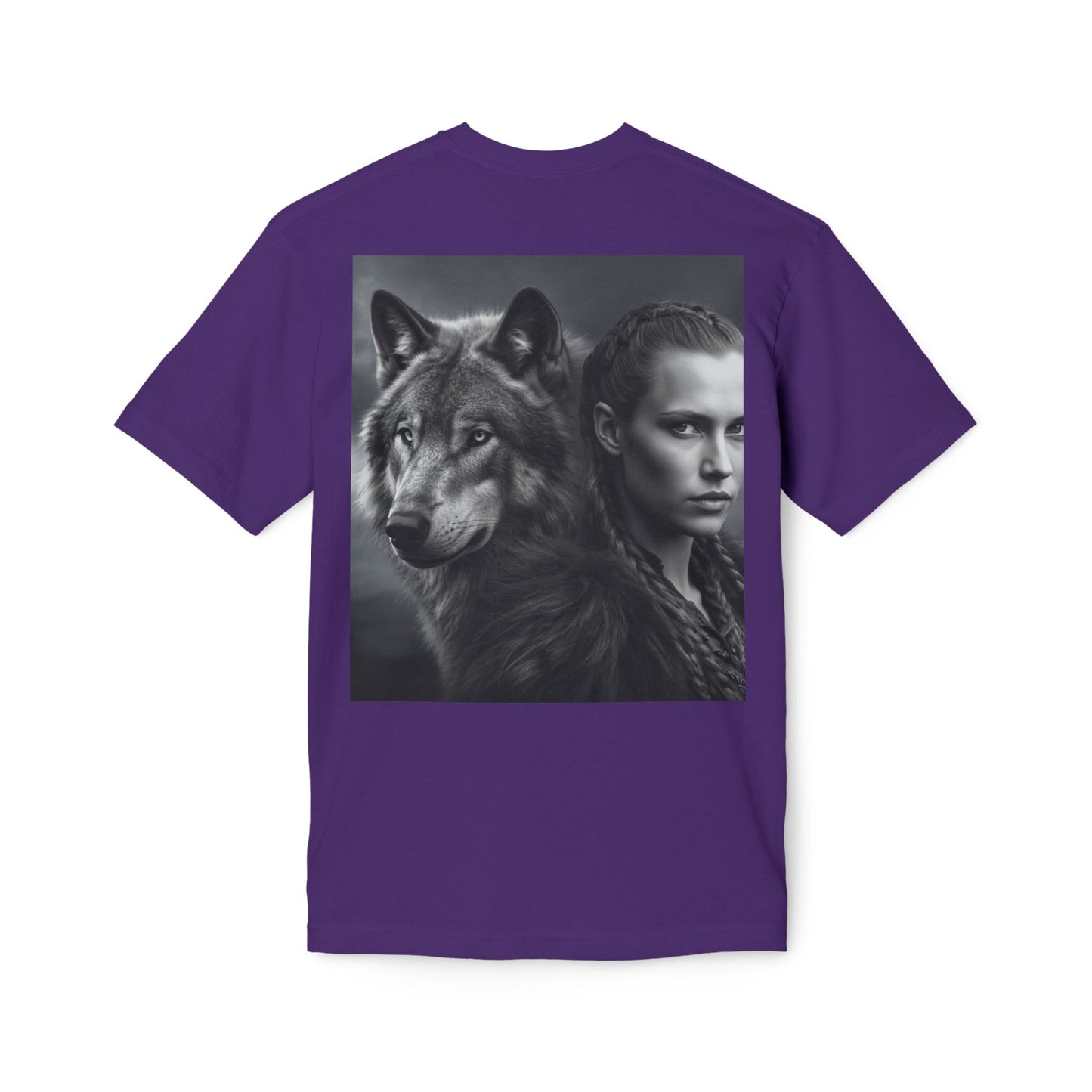 Wolf Spirit T-Shirt — Woman & Wolf Portrait Graphic Tee