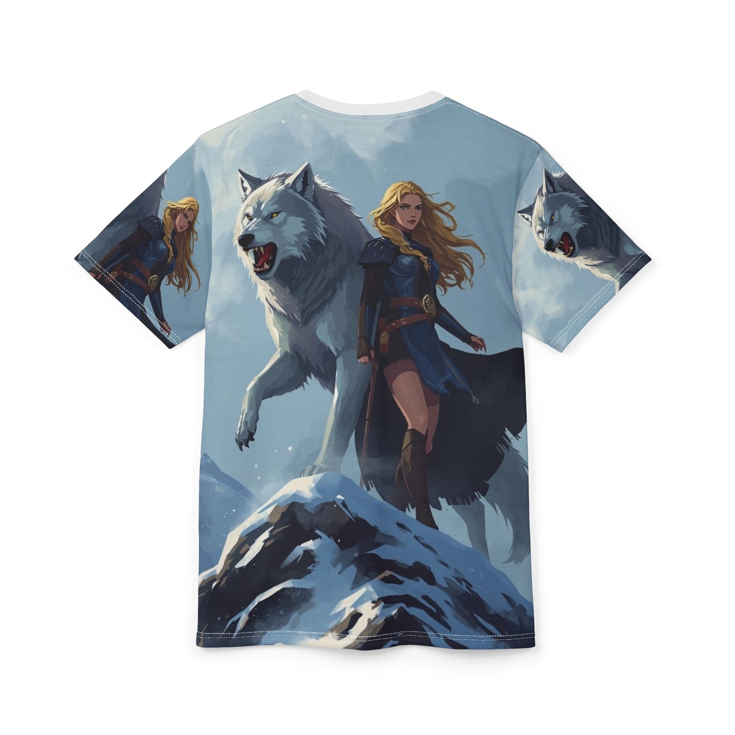 Valkyrie Wolf Protector All-Over Print Tee
