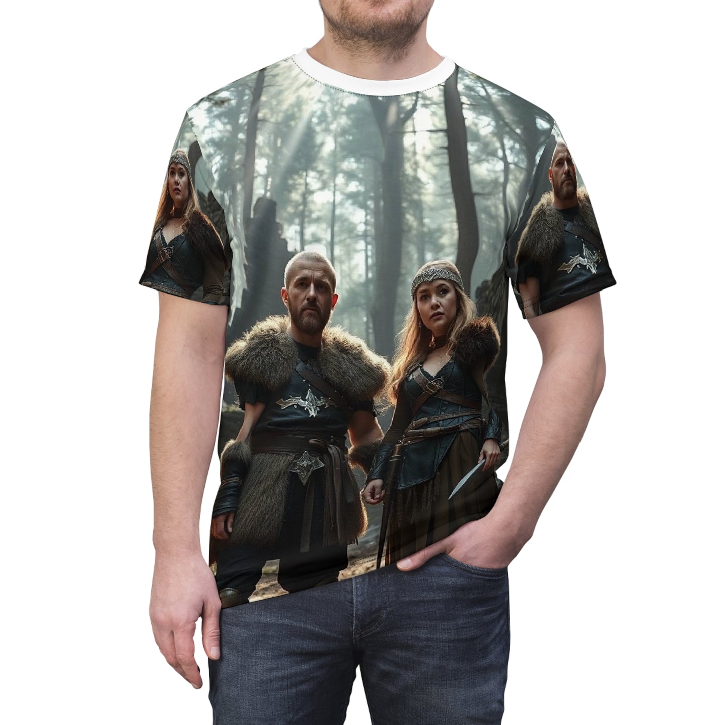 Viking Warriors Forest All-Over Print Tee