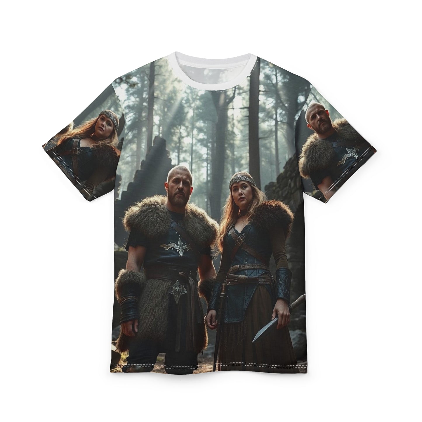 Viking Warriors Forest All-Over Print Tee