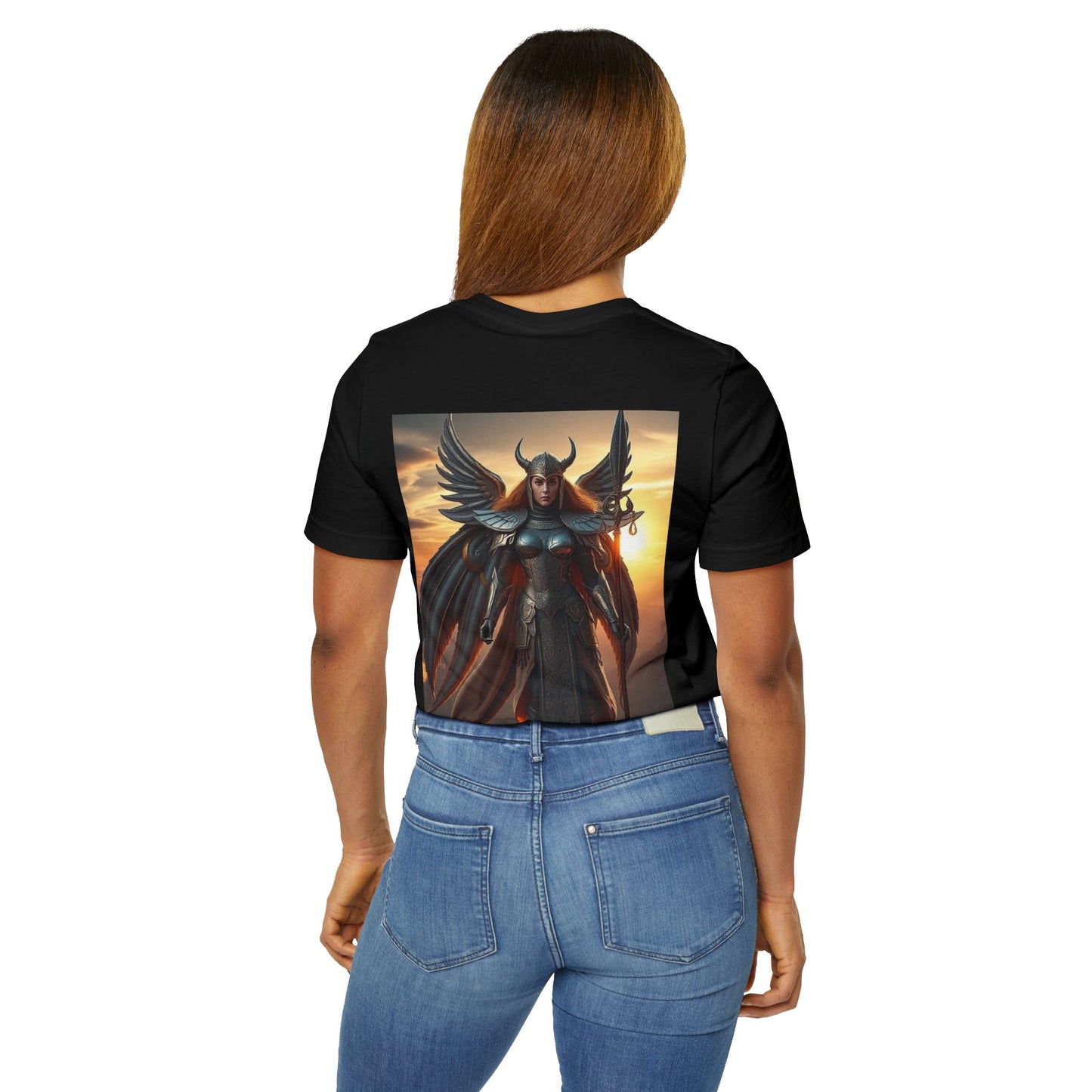 Valkyrie Warrior T-Shirt — Mythic Winged Armor Graphic Tee