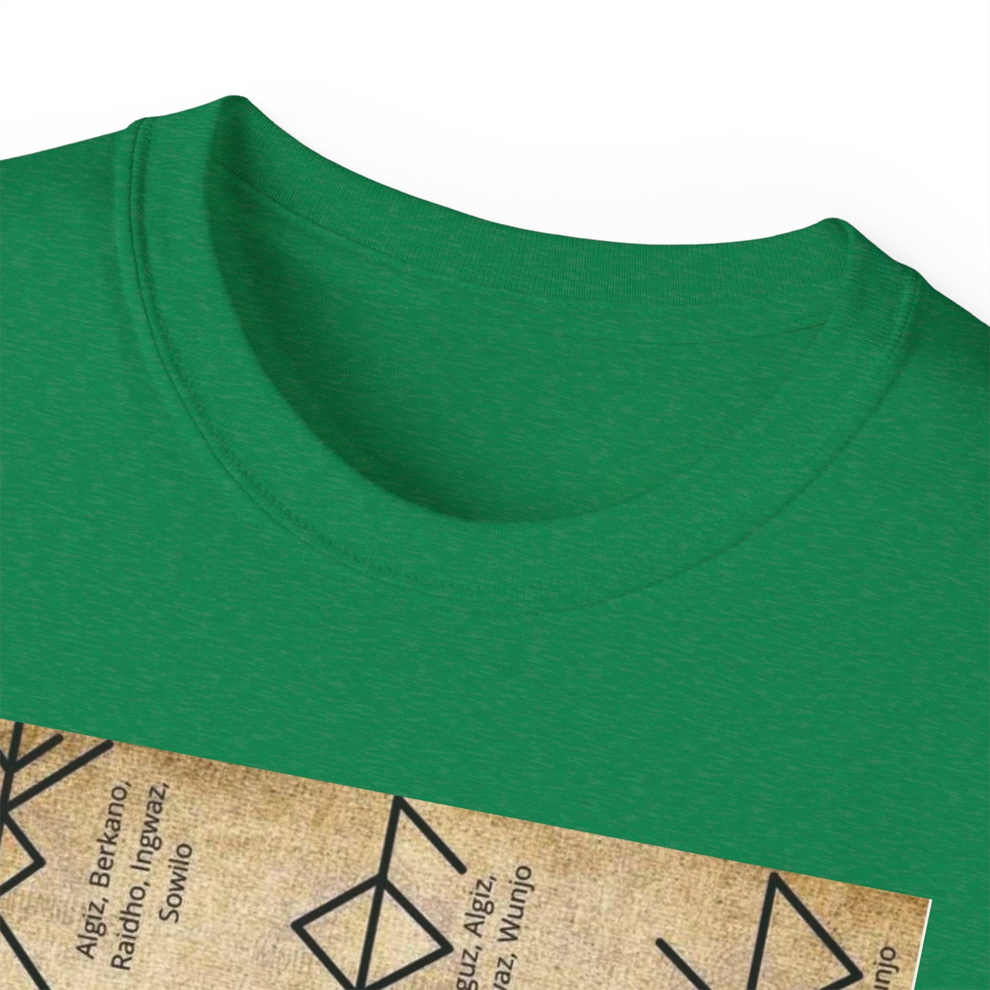 Runic Symbols T‑Shirt — Prosperity, Health & Protection Viking Rune Grid Tee
