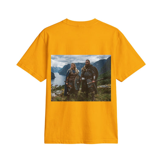 Viking Warriors Scenic Photo T‑Shirt