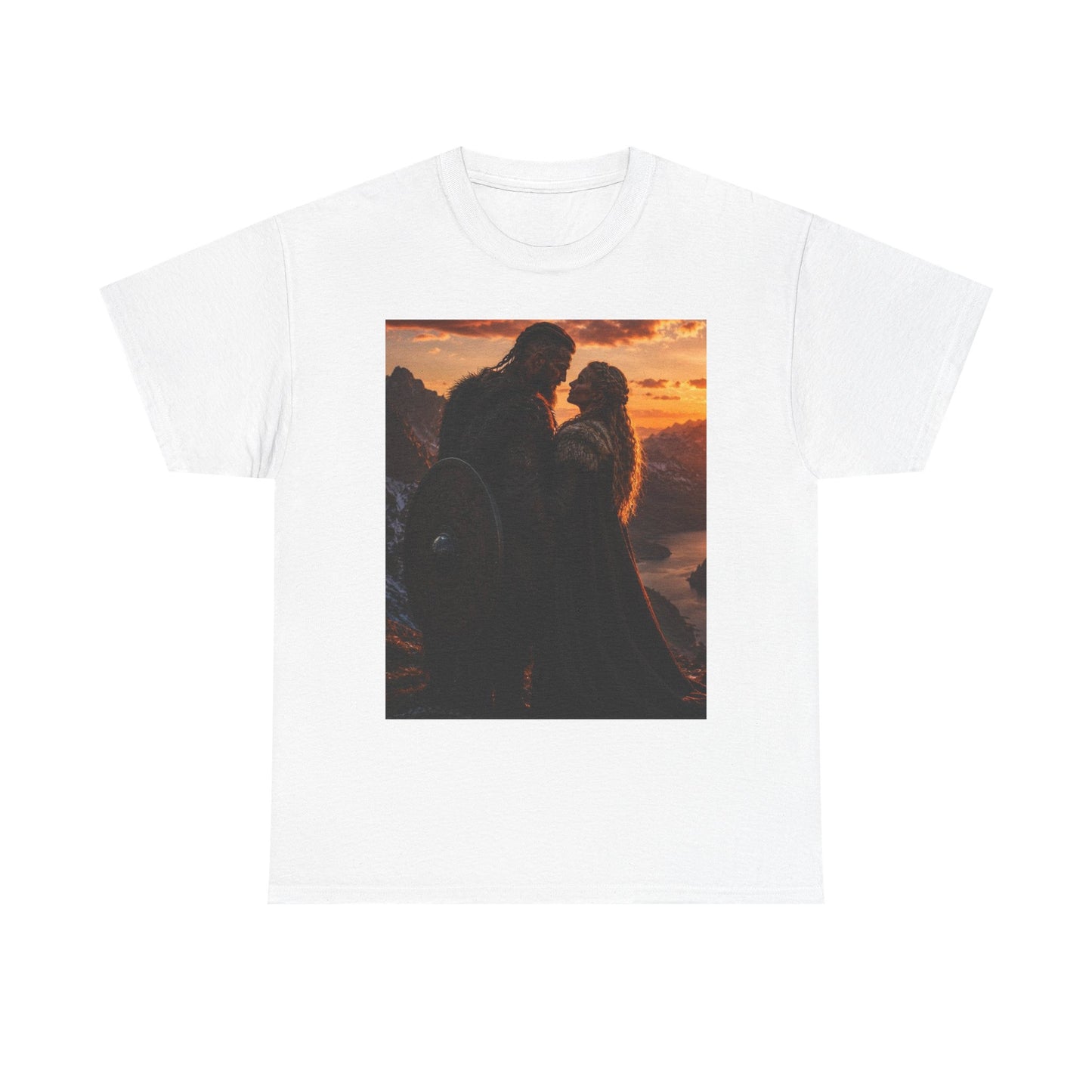 Viking Sunset Romance T-Shirt