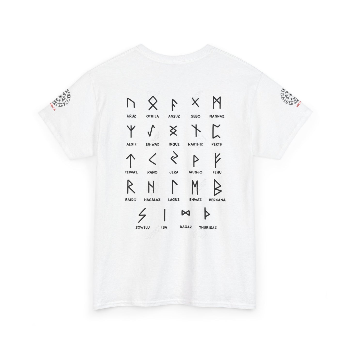 Runes Alphabet T‑Shirt — Viking / Norse Rune Chart Tee