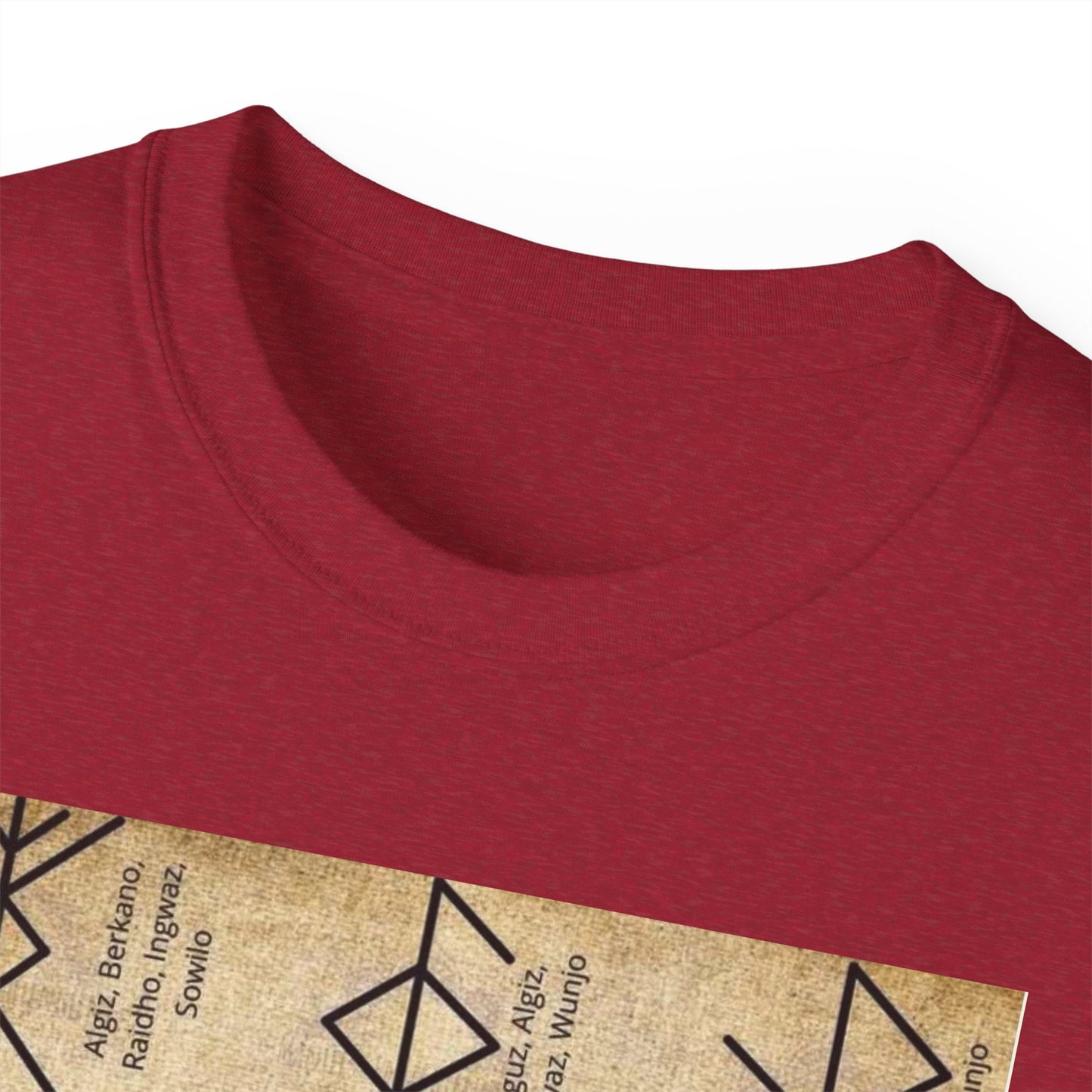 Runic Symbols T‑Shirt — Prosperity, Health & Protection Viking Rune Grid Tee