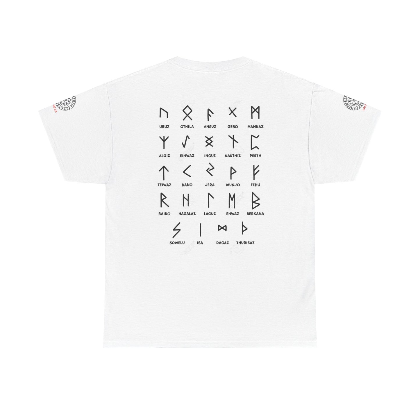 Runes Alphabet T‑Shirt — Viking / Norse Rune Chart Tee