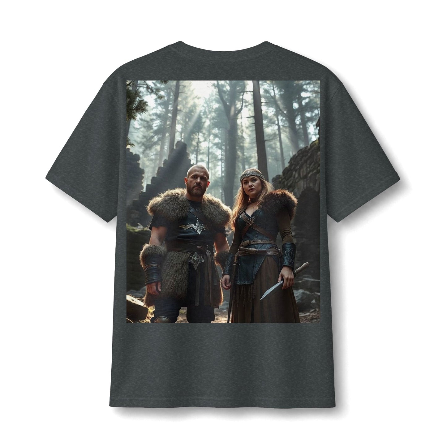 Viking Warriors Forest Light Cotton Tee