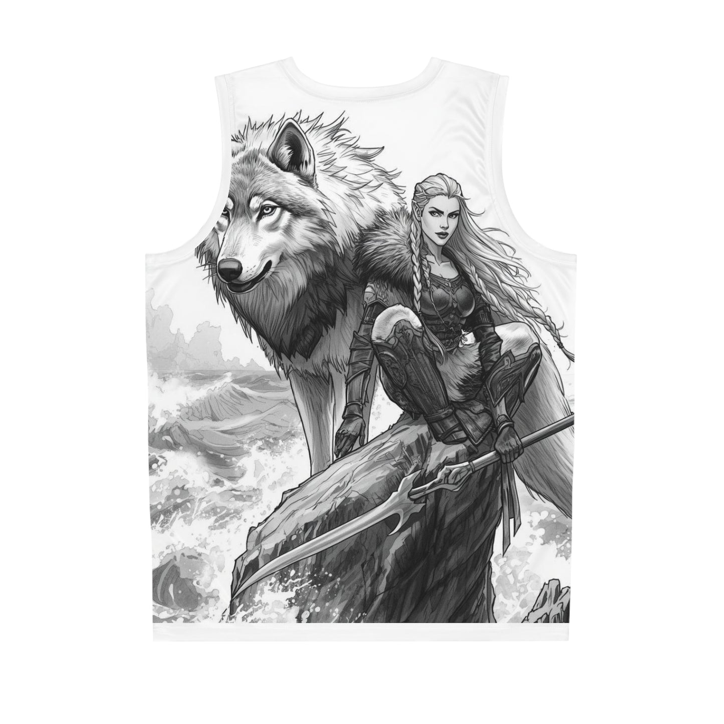 Viking Wolf Warrior Basketball Jersey