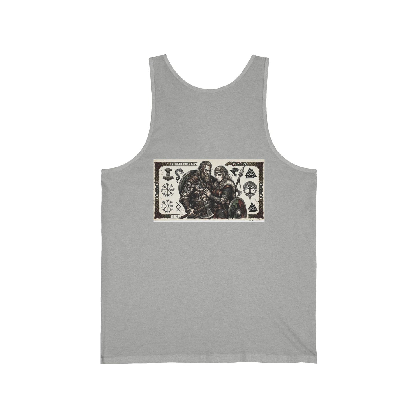 Viking Shieldmates Tank Top — Norse Warrior Illustration Tank