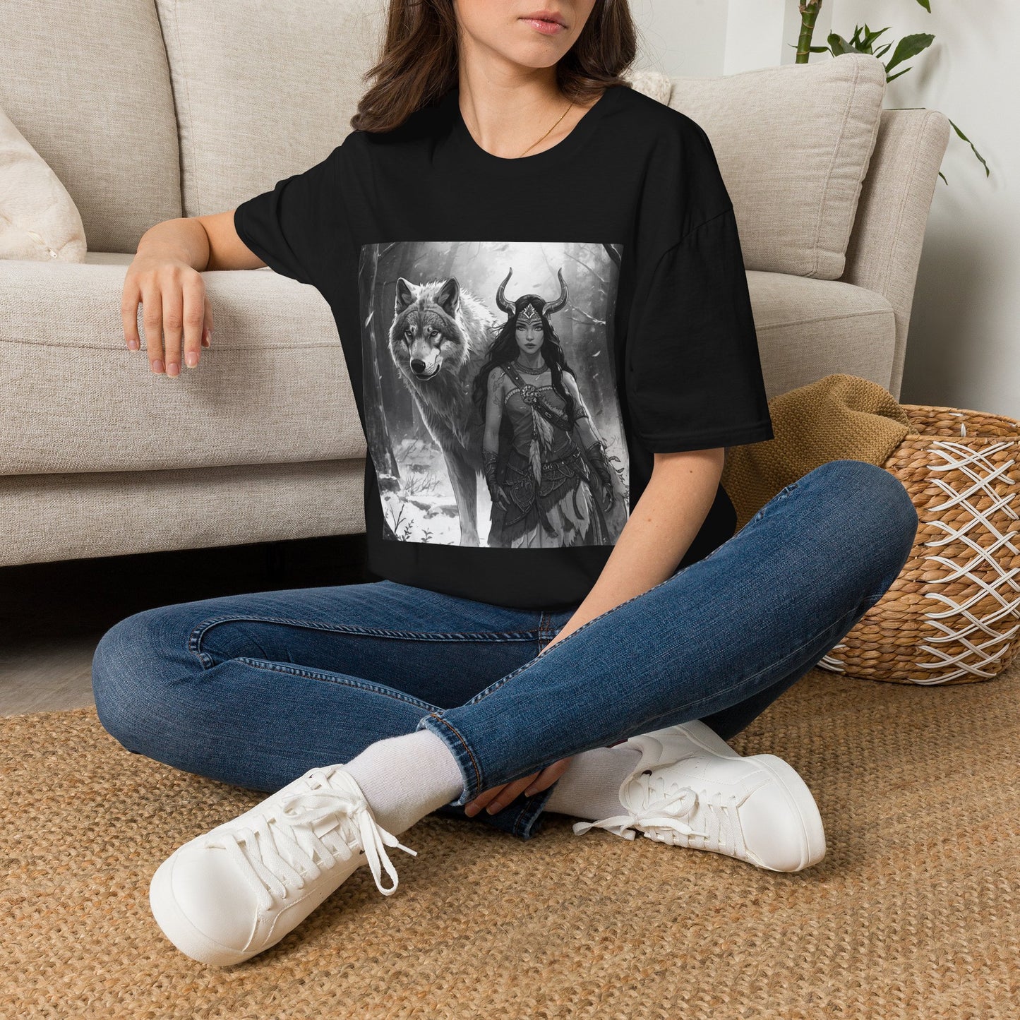 Valkyrie & Wolf Graphic T‑Shirt