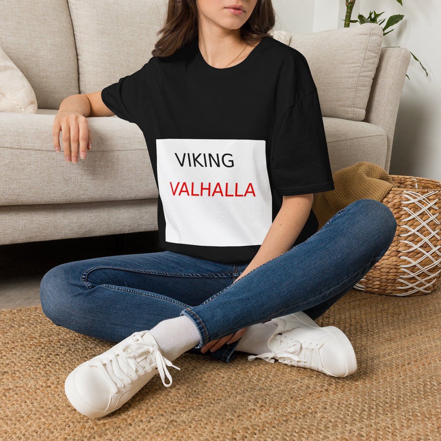 Viking Valhalla T-Shirt — Minimal Norse Print Tee
