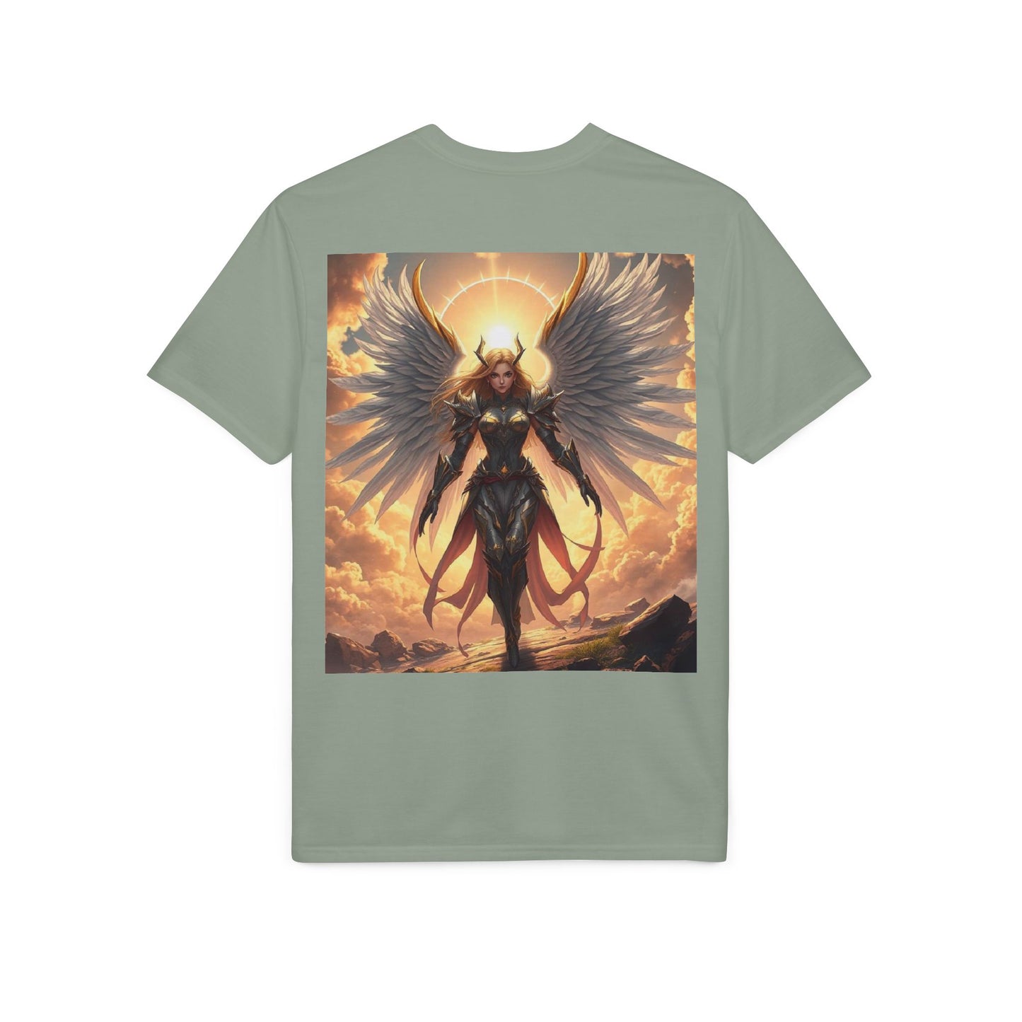 Angel Warrior T-Shirt — Radiant Valkyrie Fantasy Tee