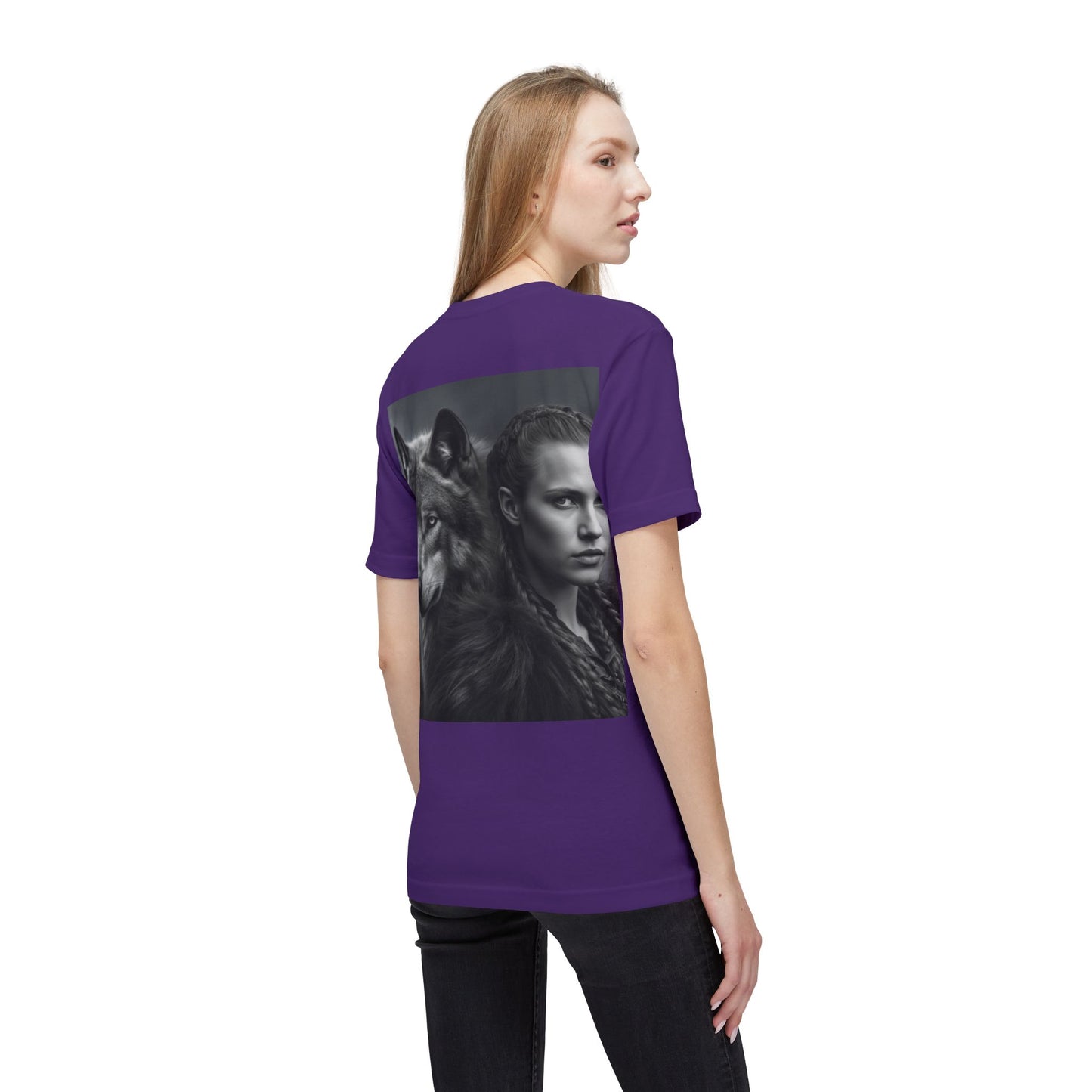 Wolf Spirit T-Shirt — Woman & Wolf Portrait Graphic Tee
