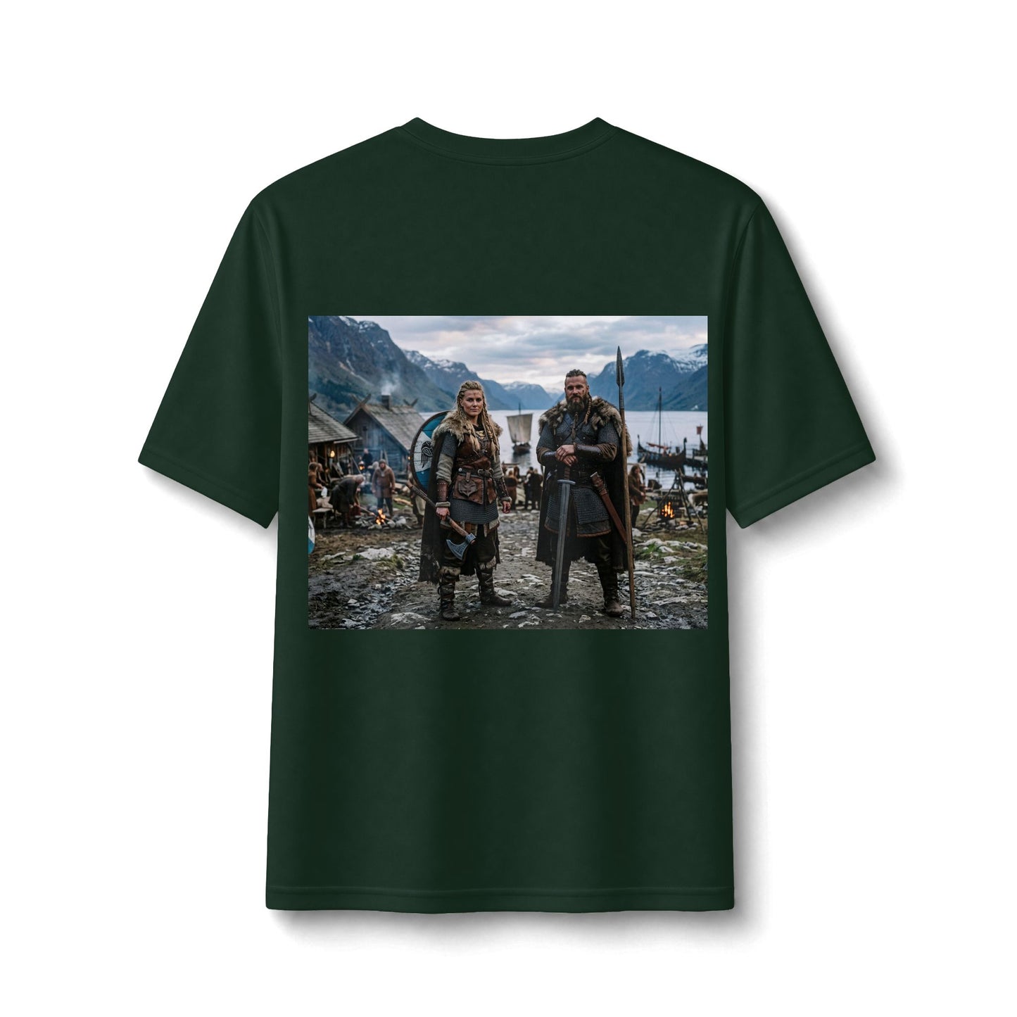 Viking Village Scene Performance Tee