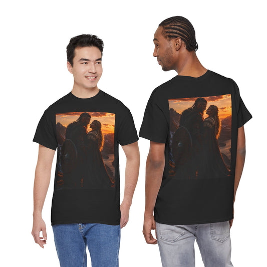 Viking Sunset Romance T-Shirt