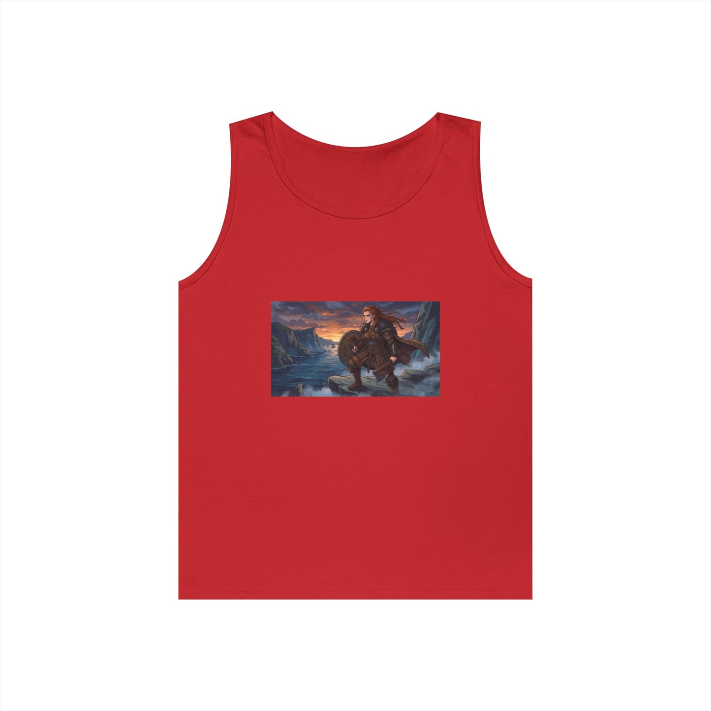 Viking Warrior Tank Top — Norse Saga Graphic Tank