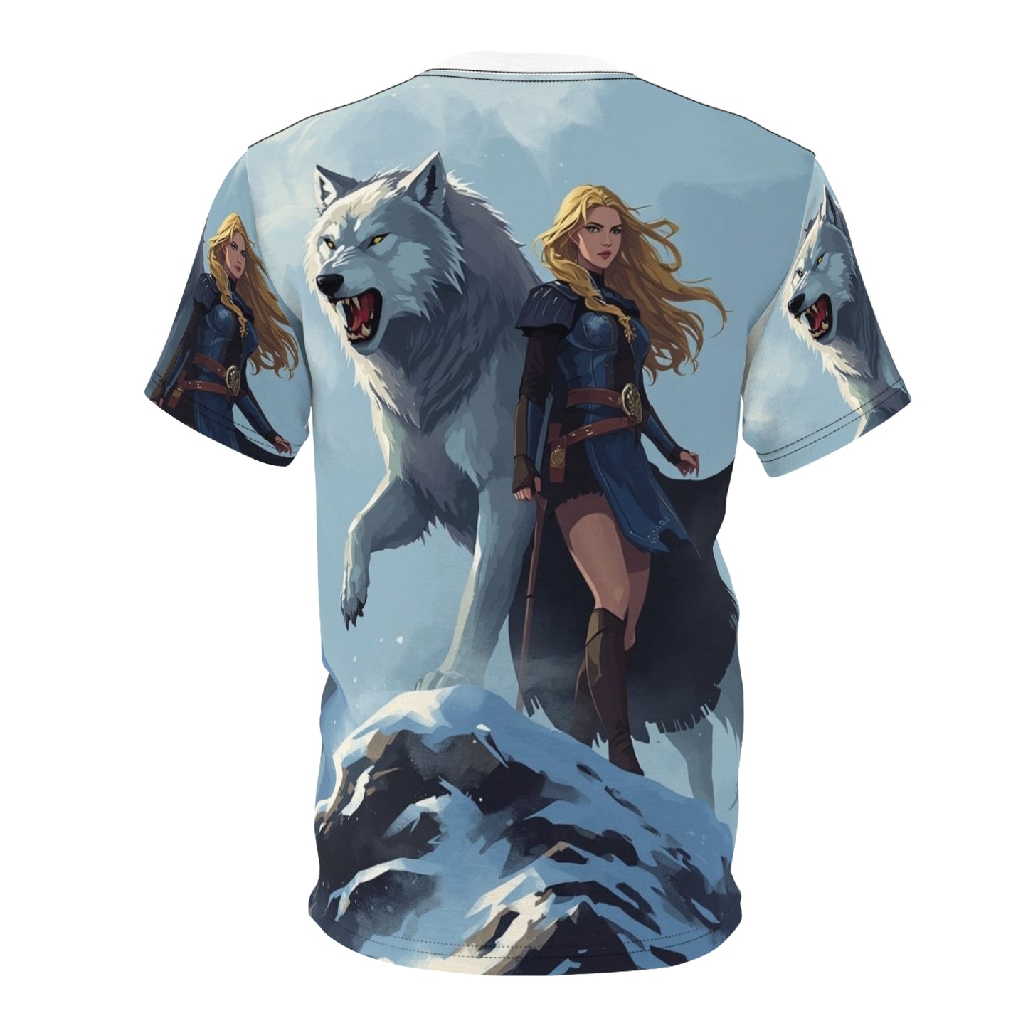 Valkyrie Wolf Protector All-Over Print Tee