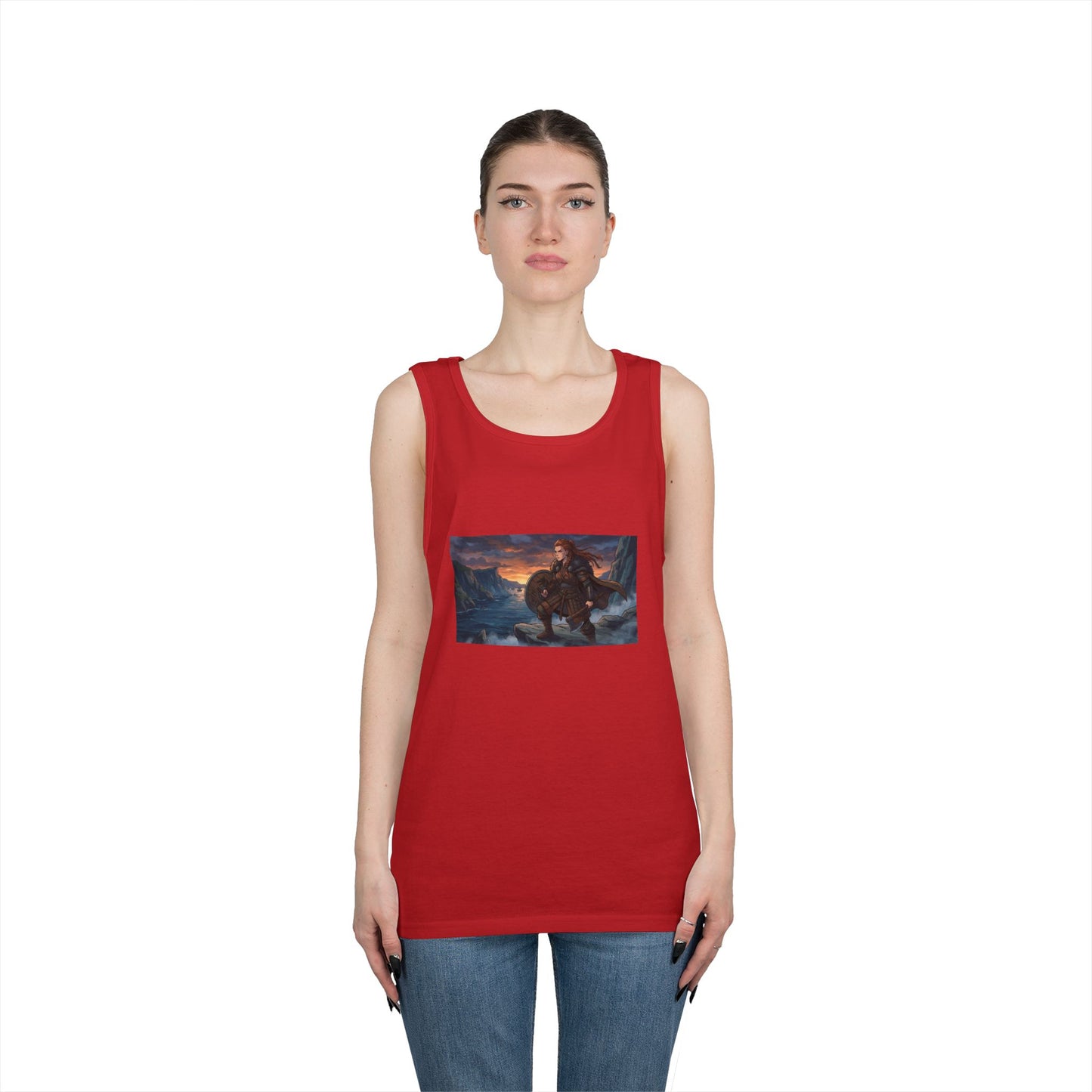 Viking Warrior Tank Top — Norse Saga Graphic Tank